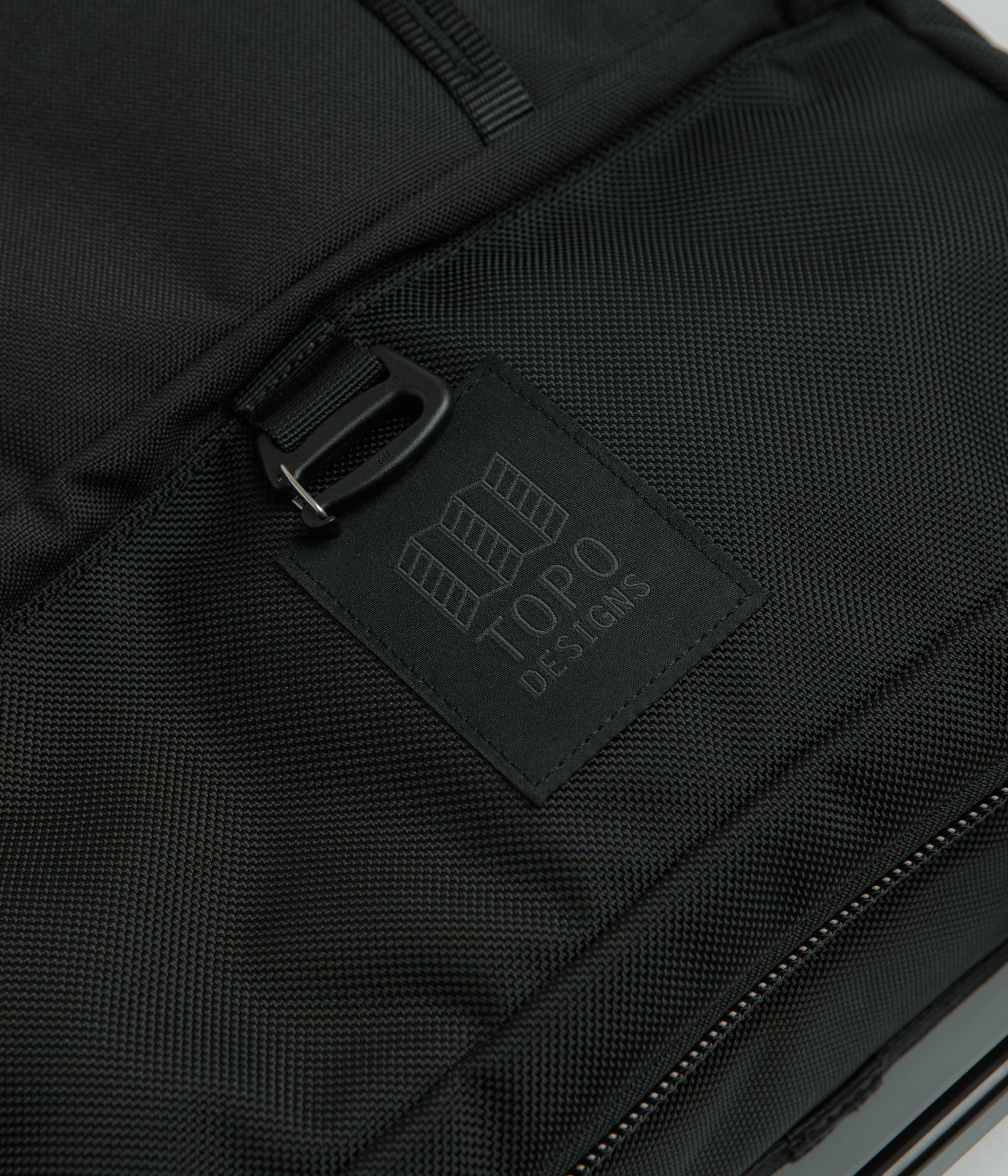 Topo Designs Global Travel Roller Bag - Black / Black - Image 4