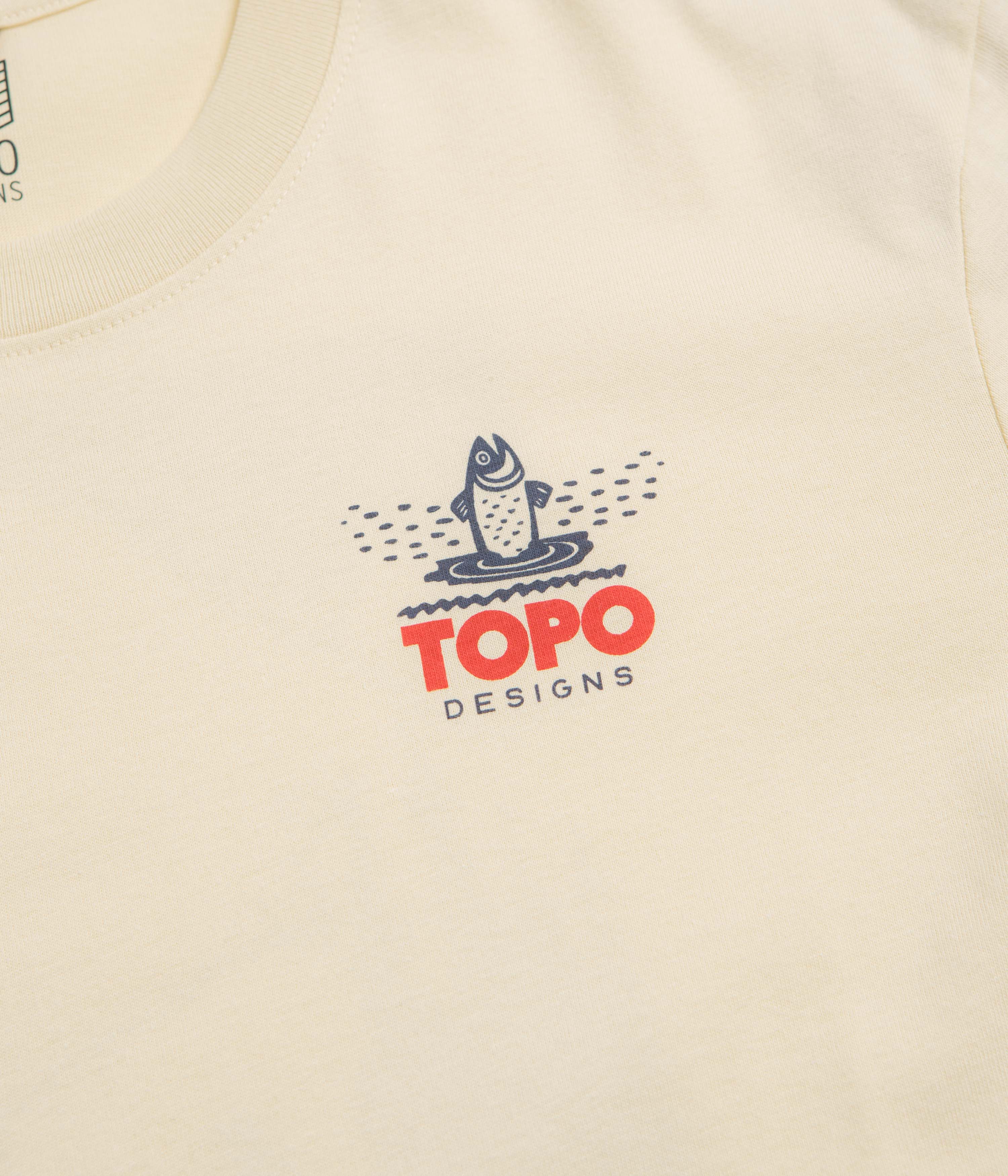 Topo Designs Mountain River T-Shirt - Bone White - Image 4