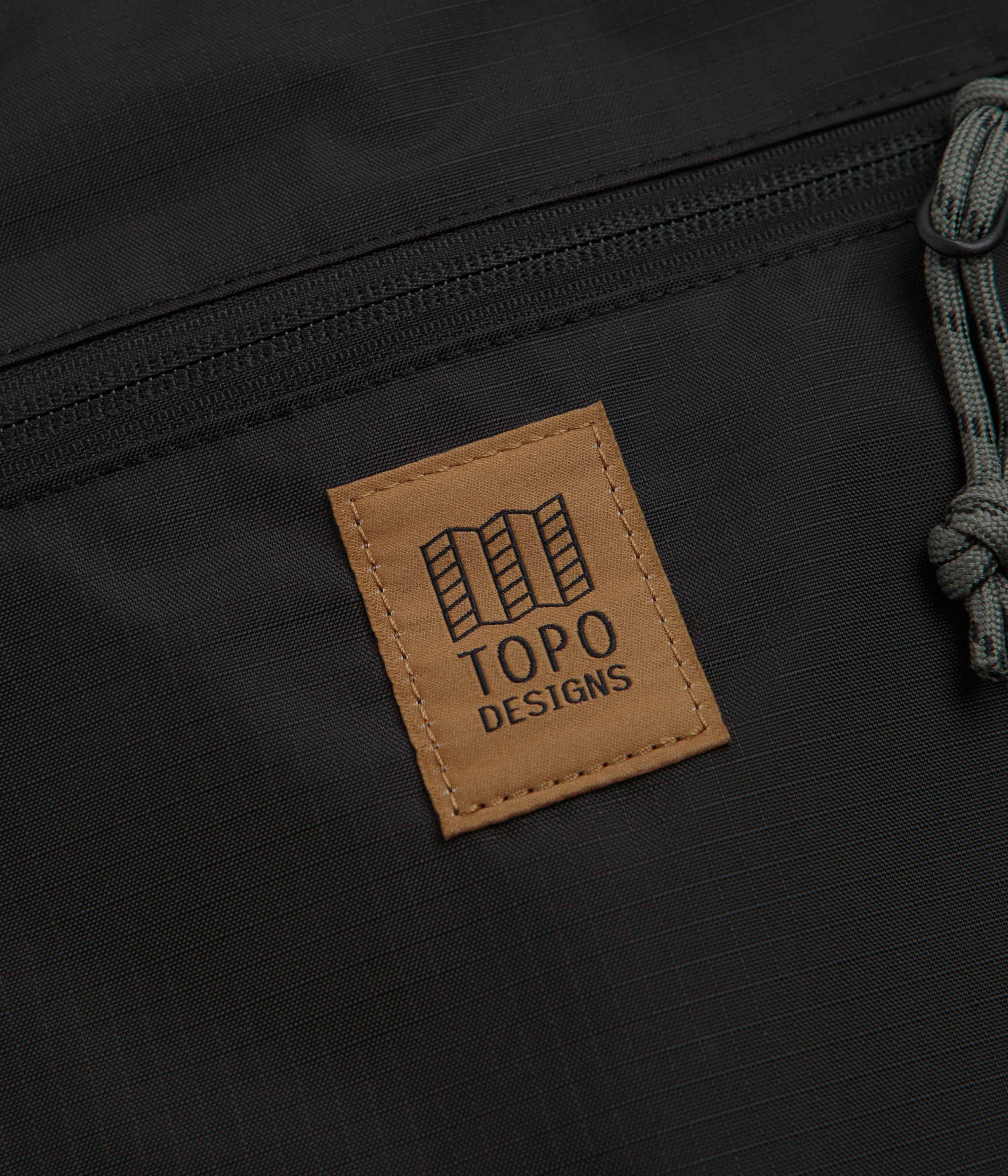 Topo Designs Mountain Utility Tote Bag - Black / Neutral - Image 3