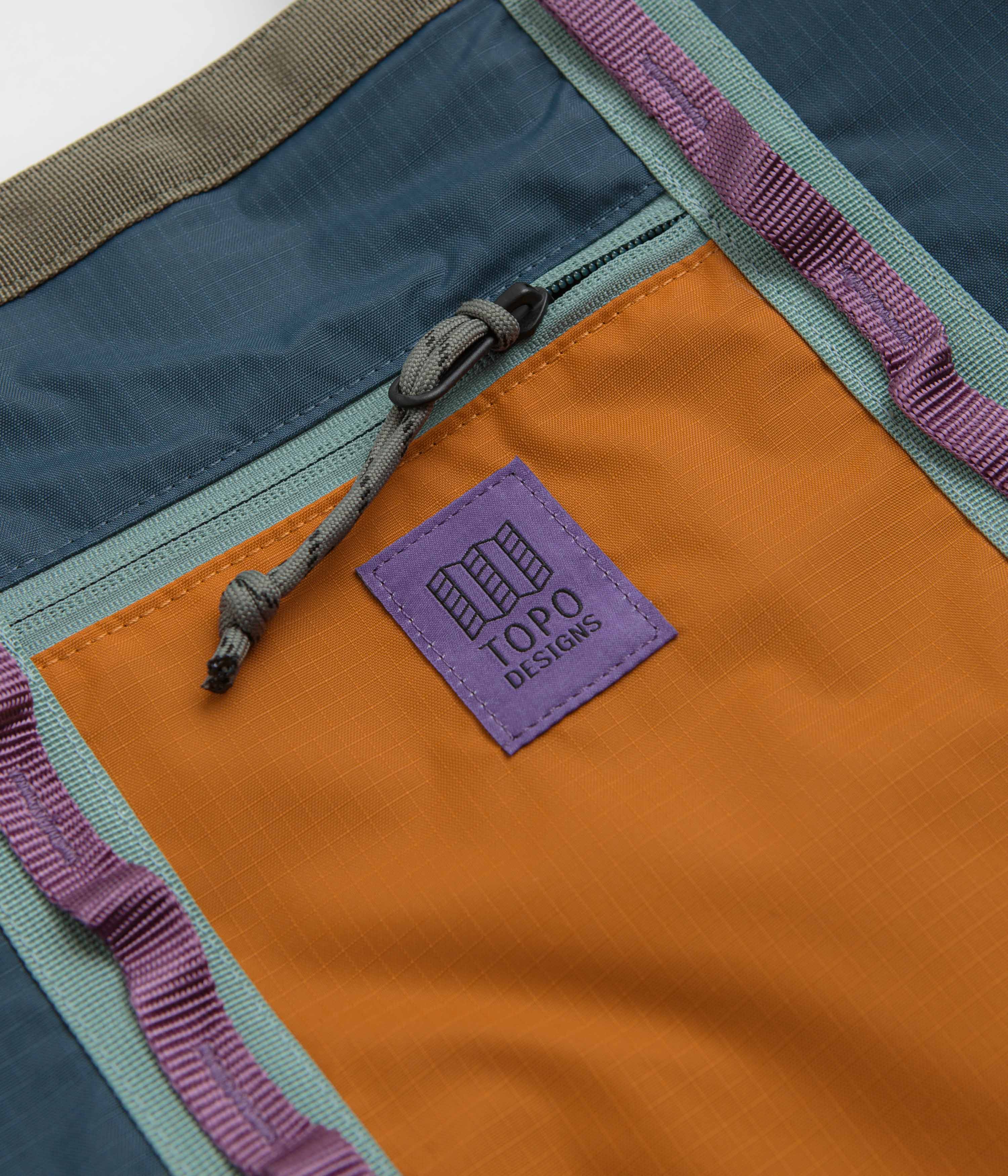 Topo Designs Mountain Utility Tote - Pond Blue / Spice - Image 2