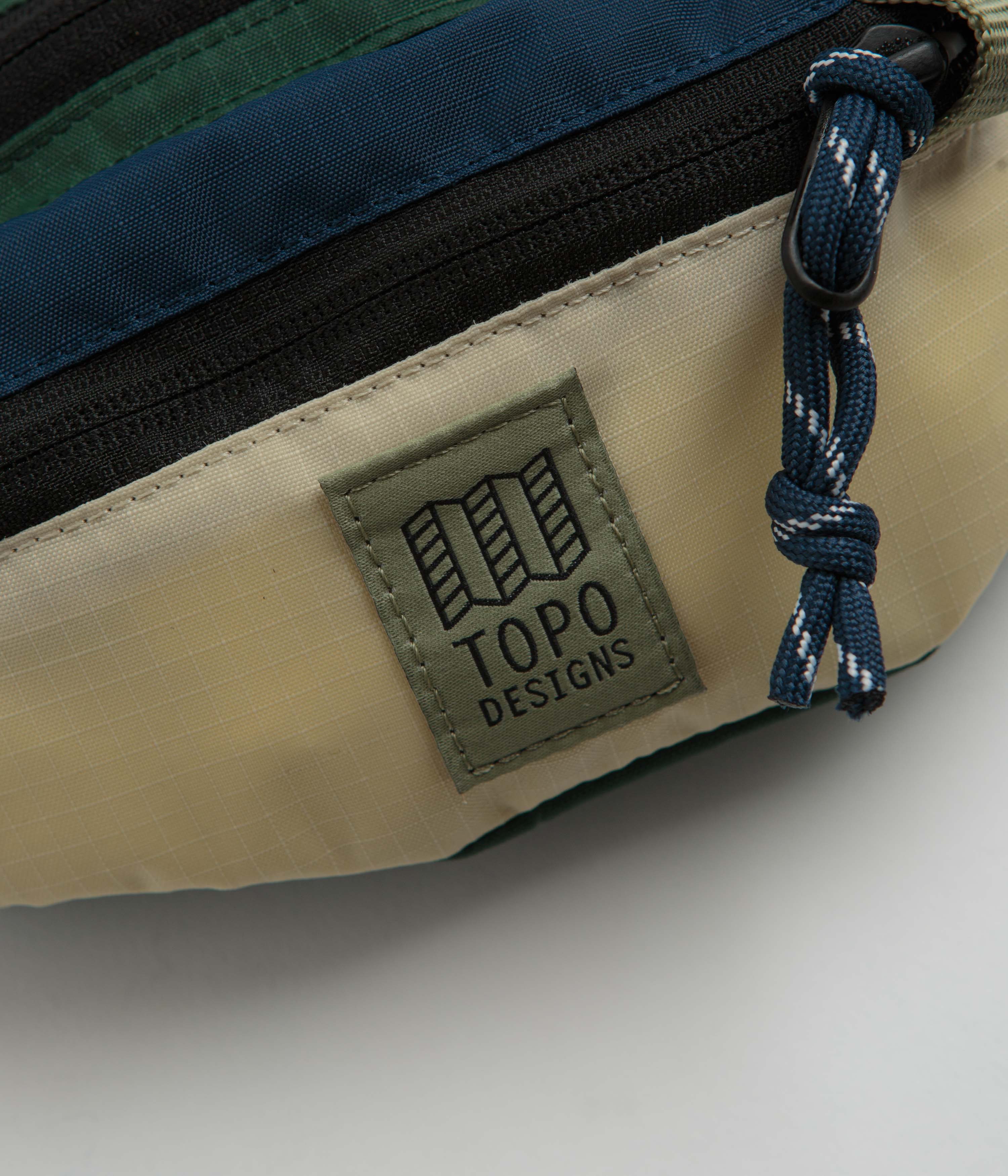Topo Designs Mountain Waist Pack - Forest / Bone White - Image 3