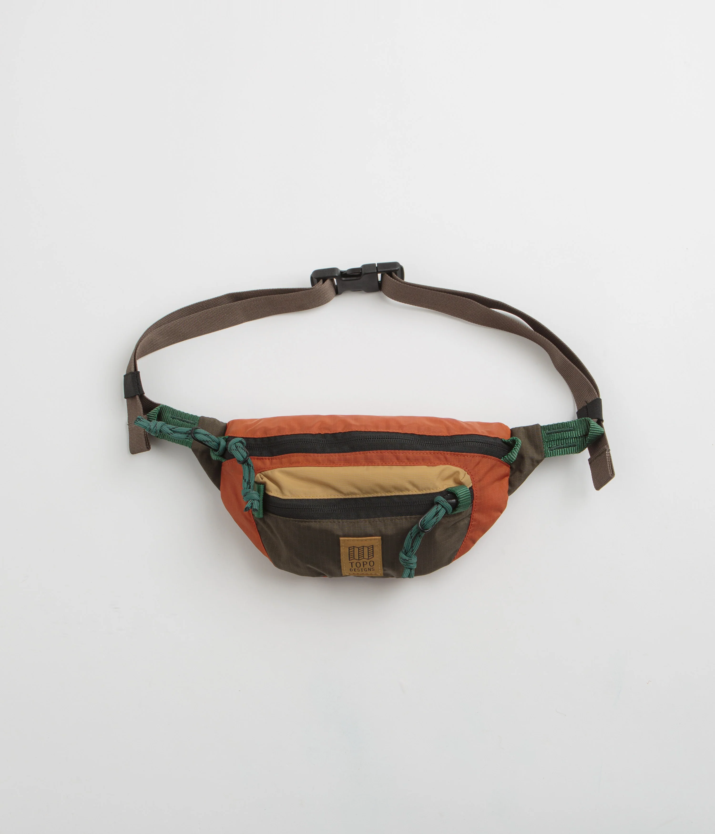 Topo Designs Mountain Waist Pack - Woodland / Terracotta