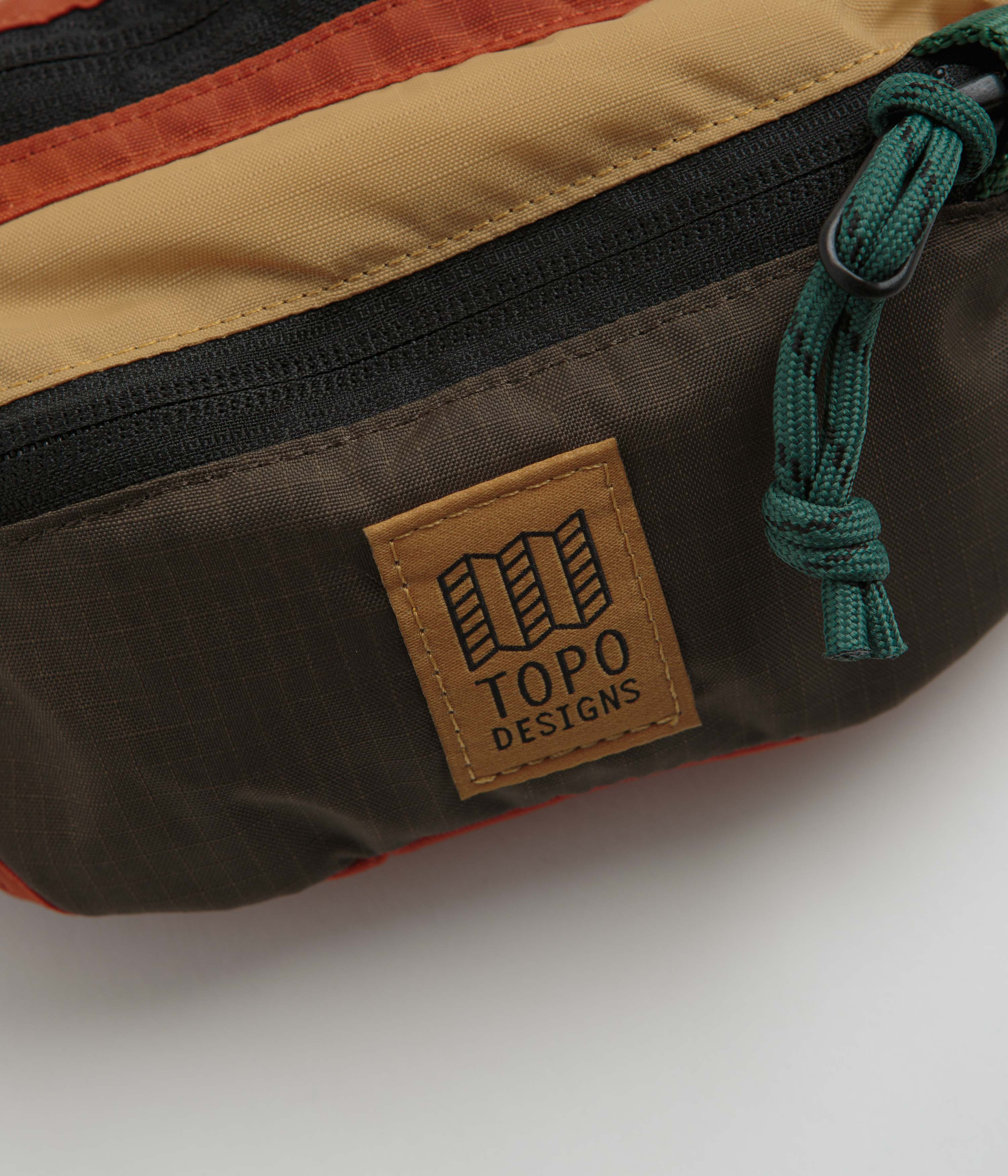 Topo Designs Mountain Waist Pack - Woodland / Terracotta - Image 3