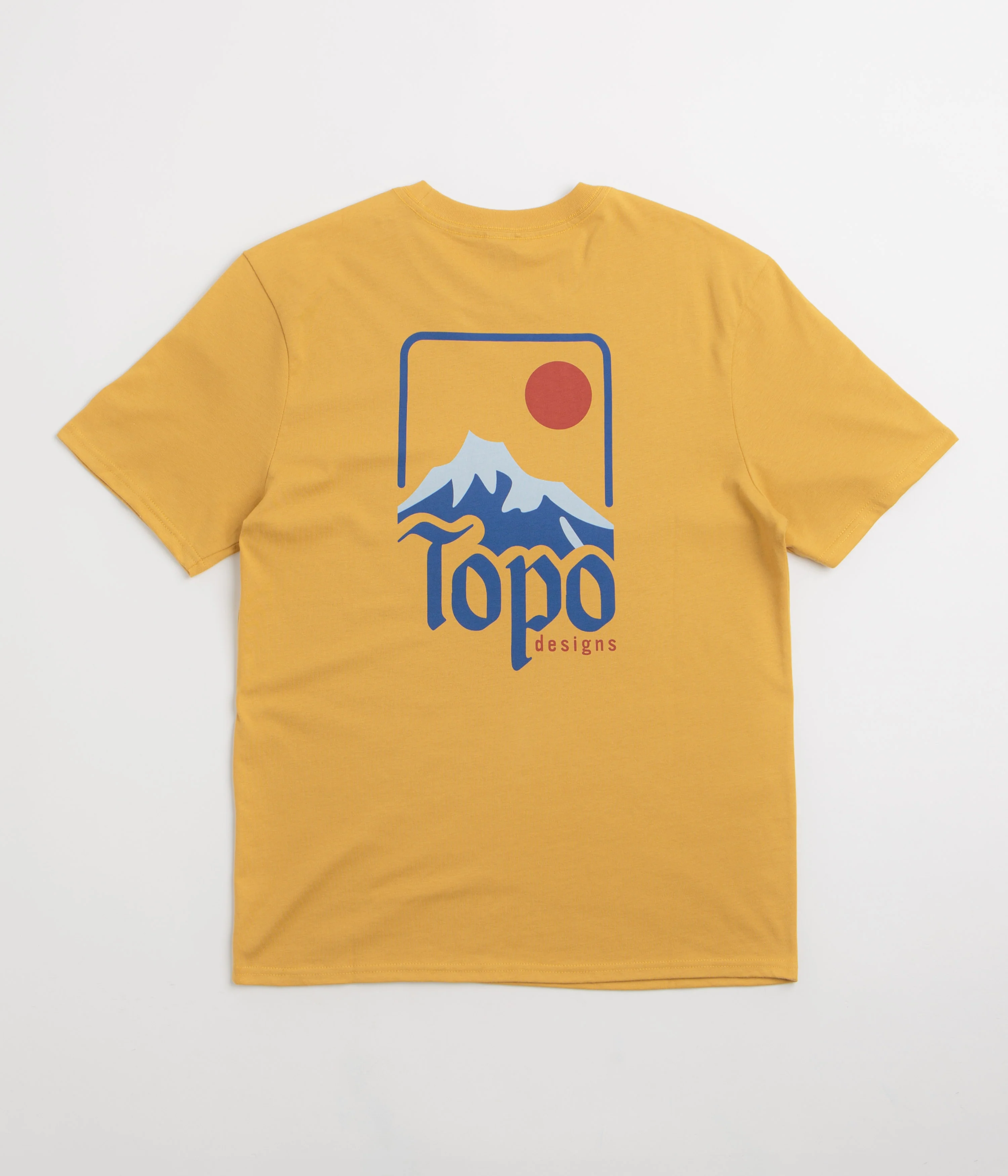 Topo Designs Peak T-Shirt - Goldenrod - Image 2