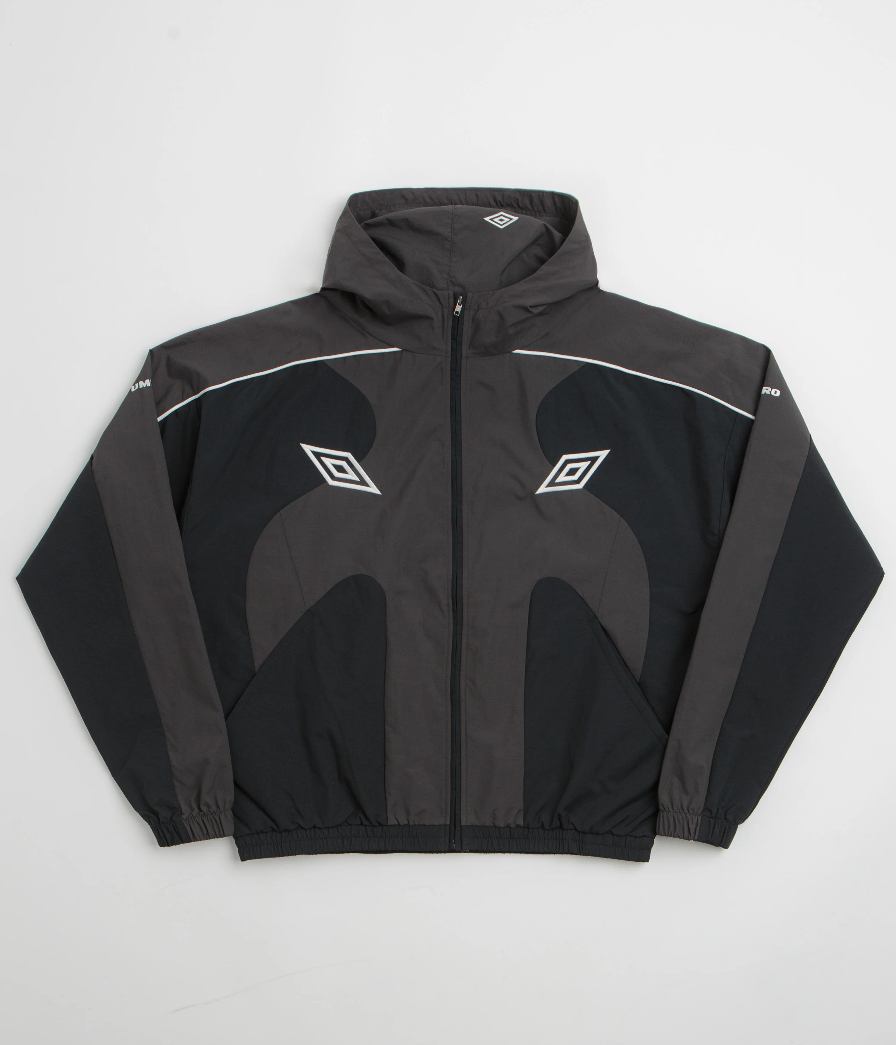 Umbro Guarding Masked Tracksuit Jacket - Black Charcoal
