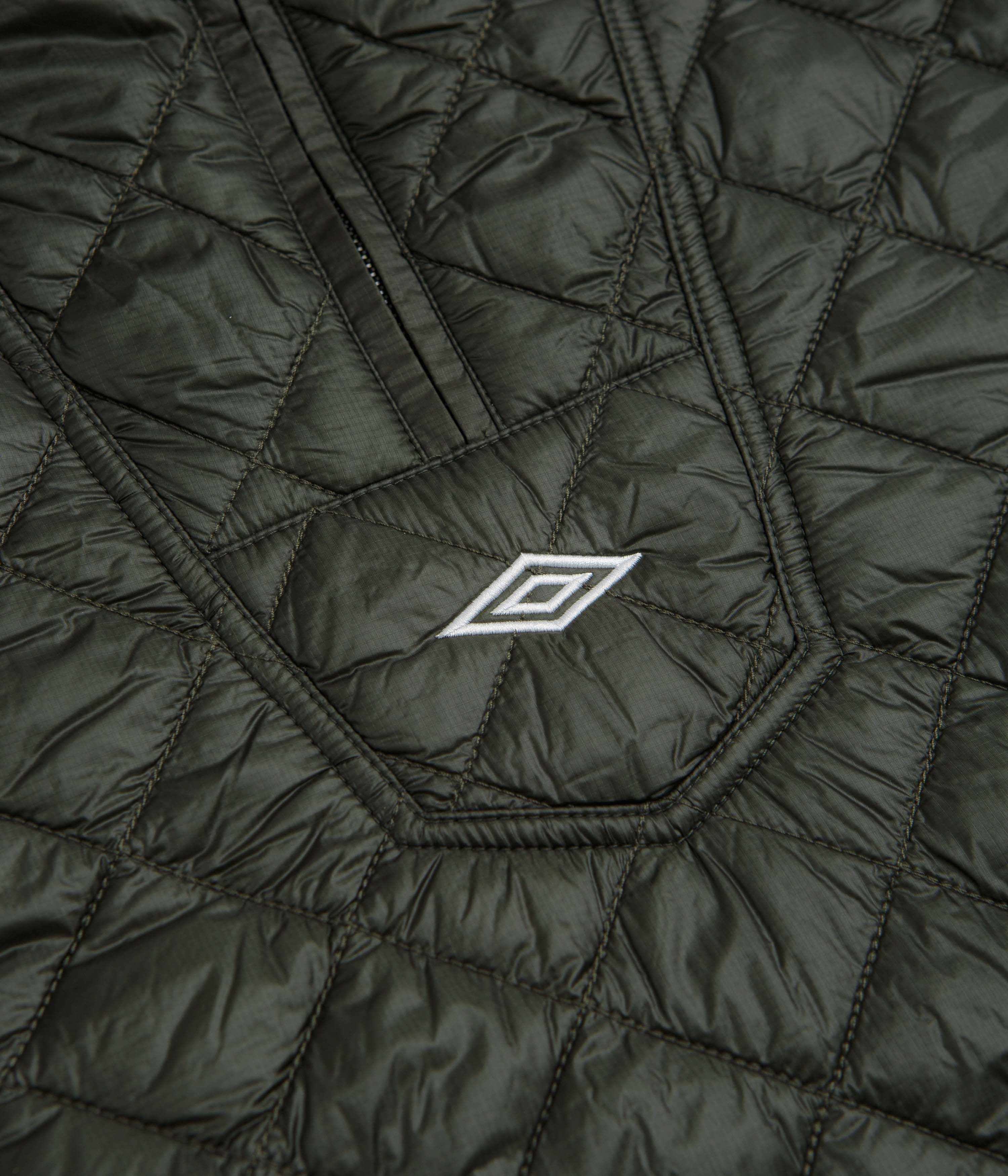 Umbro Masked Diamond Anorak - Dark Olive - Image 4