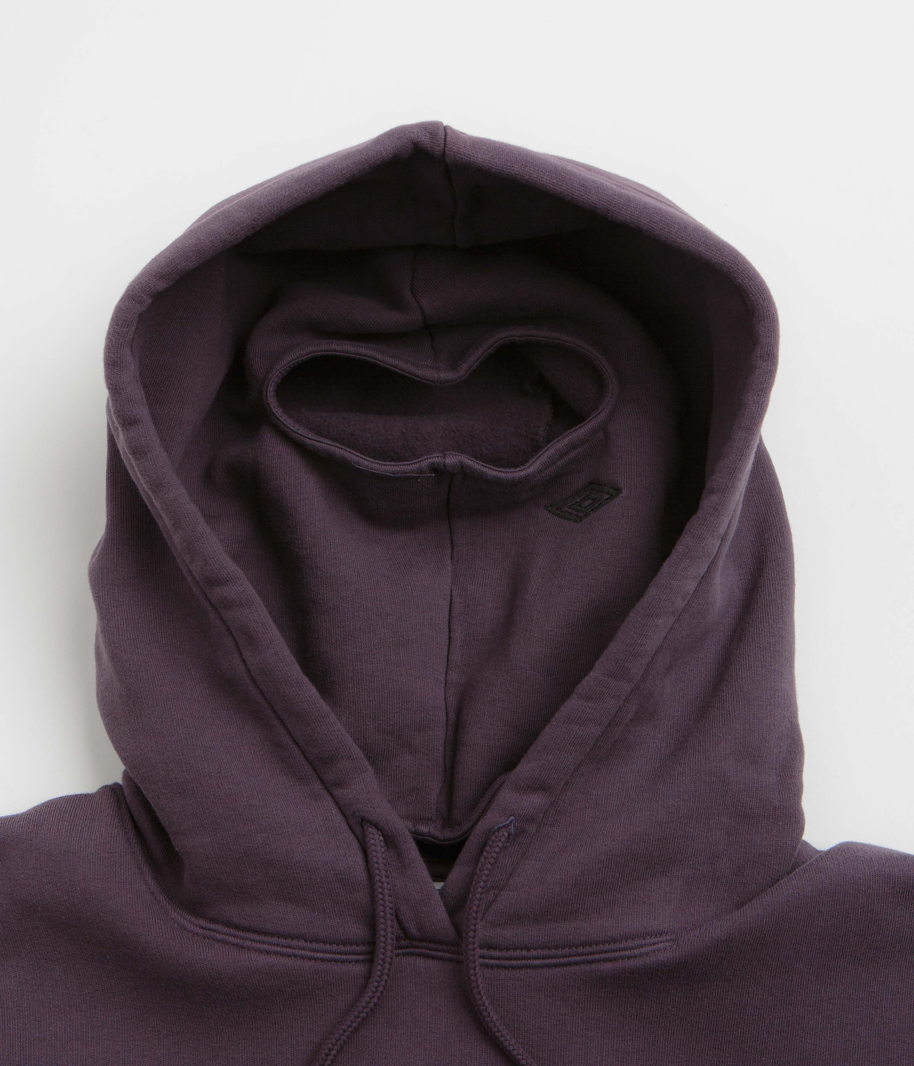 Umbro OG Logo Mask Hoodie - Dark Purple - Image 3
