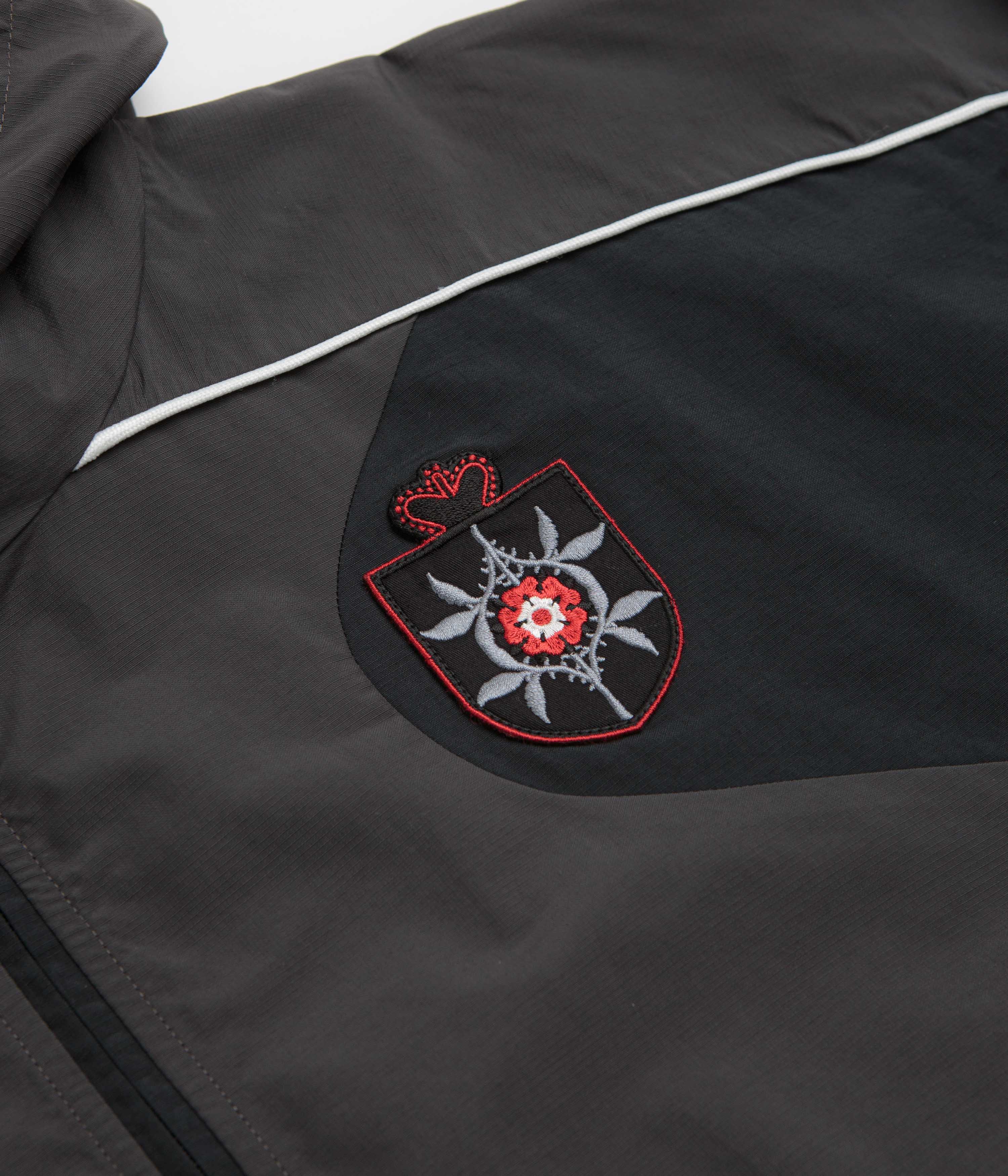 Umbro Rose Crest Masked Track Jacket - Black / Dark Gray - Image 5