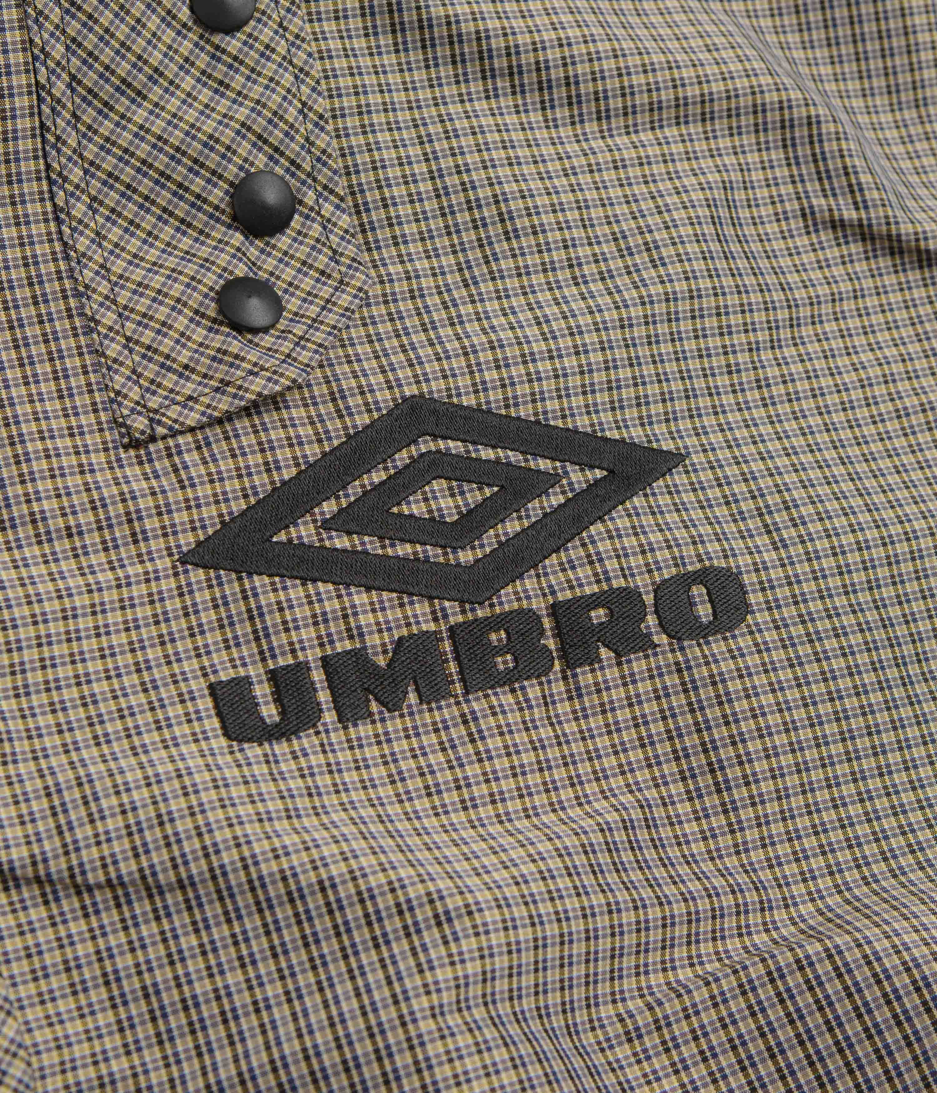 Umbro Smock Check Anorak - Beige / Black - Image 3