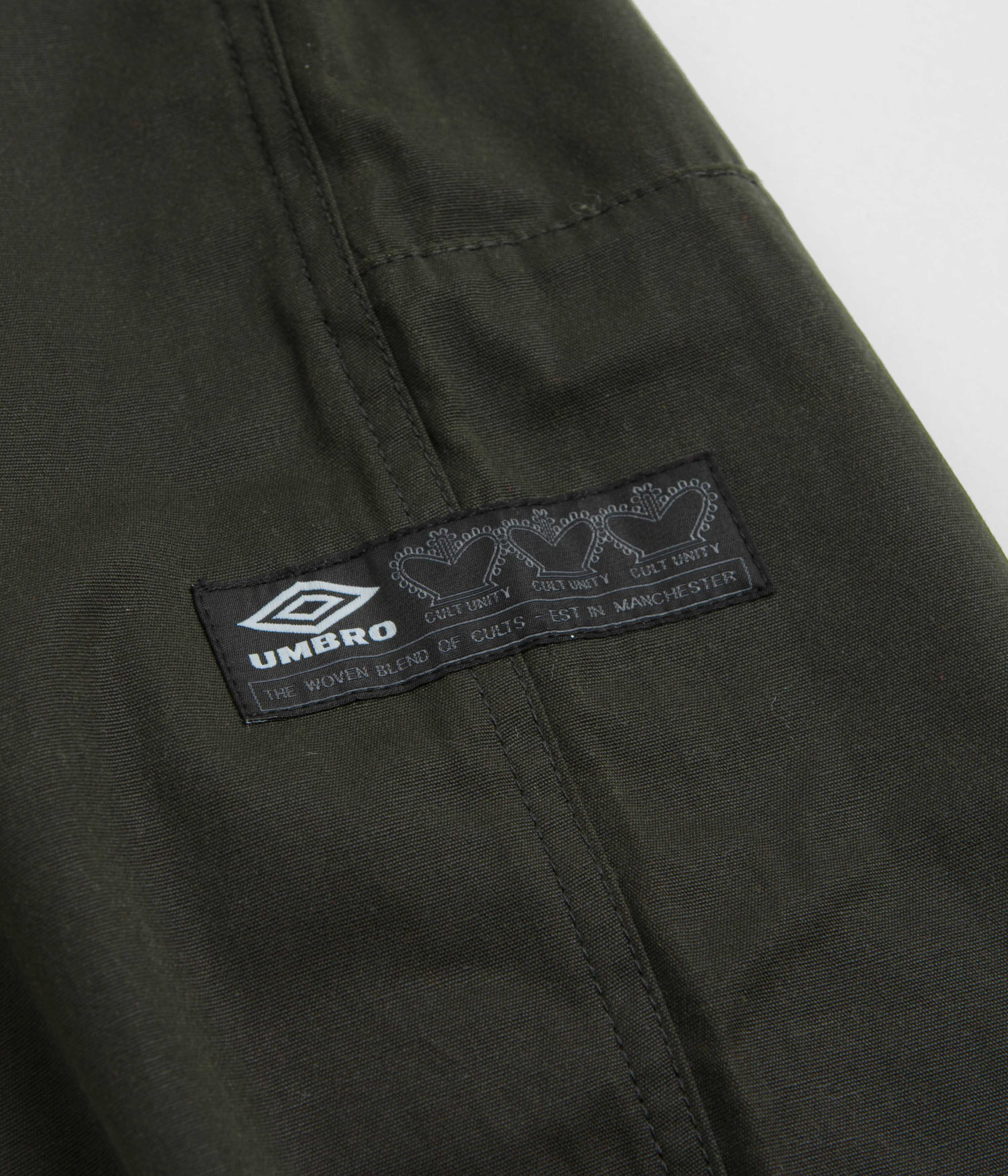 Umbro Smock Waxed Anorak - Dark Olive - Image 5