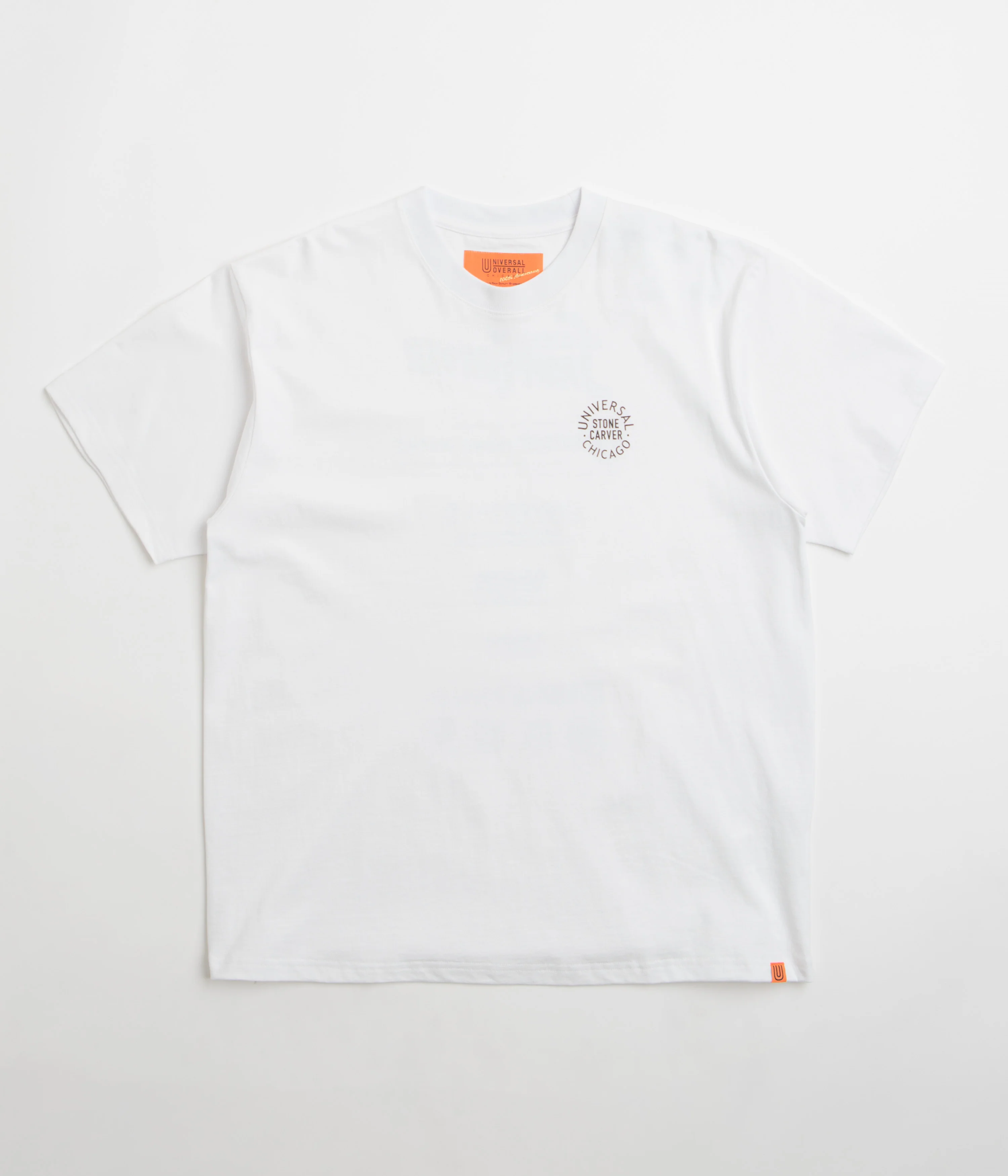 Universal Overall Historical Logo T-Shirt - White