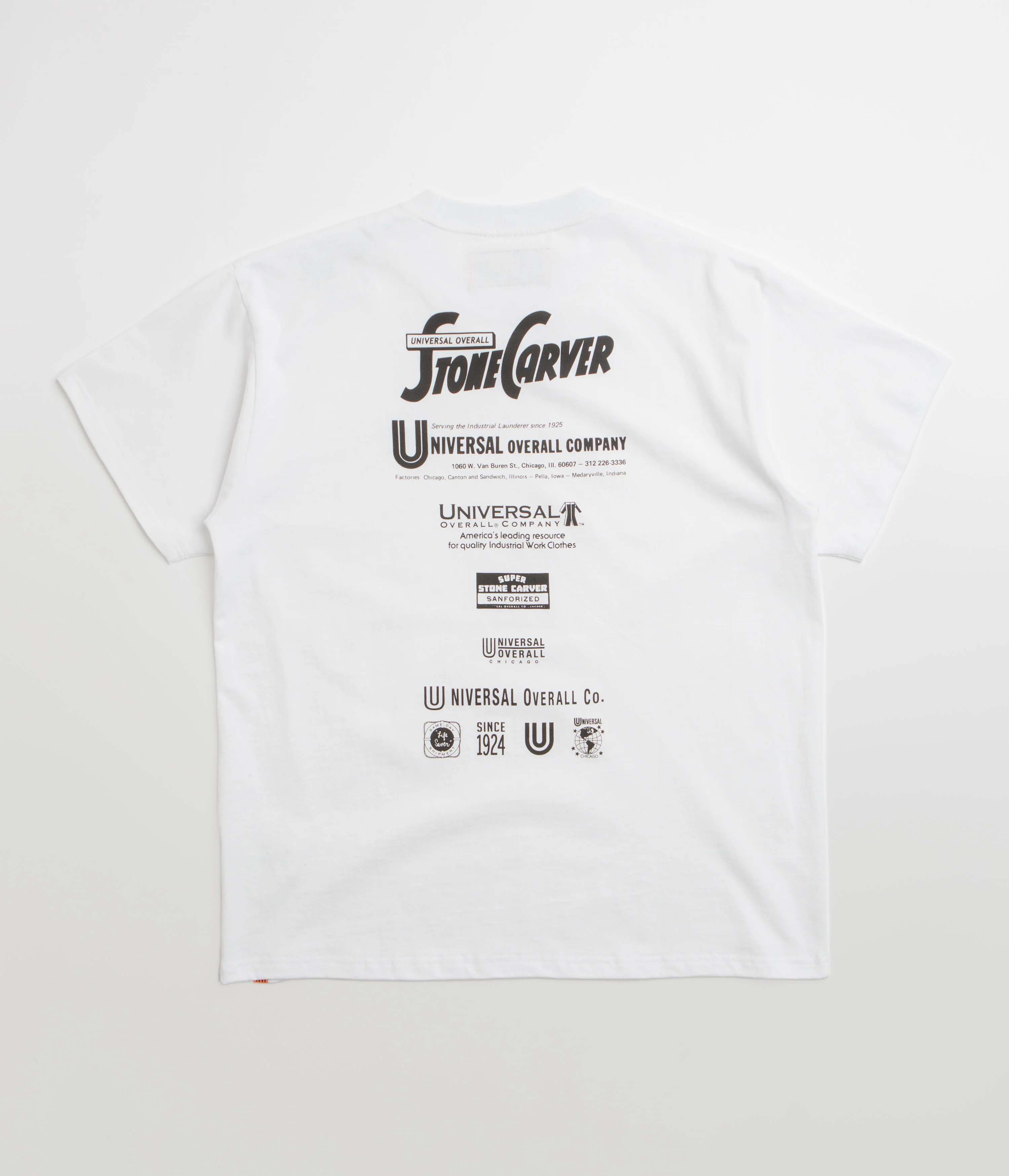 Universal Overall Historical Logo T-Shirt - White - Image 3