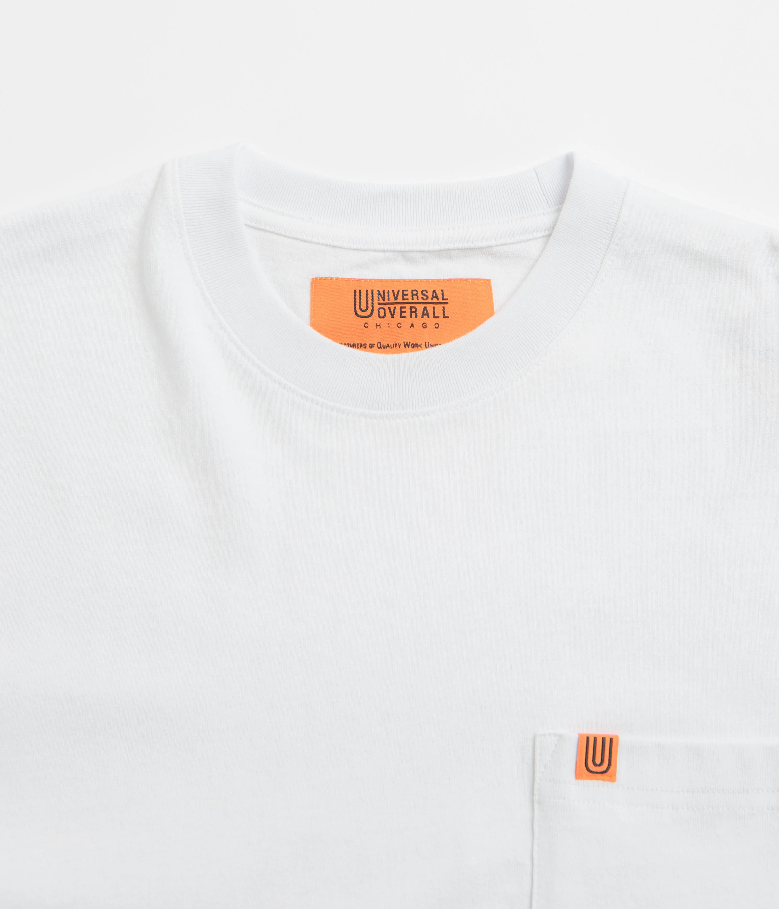 Universal Overall Pocket T-Shirt - White - Image 2