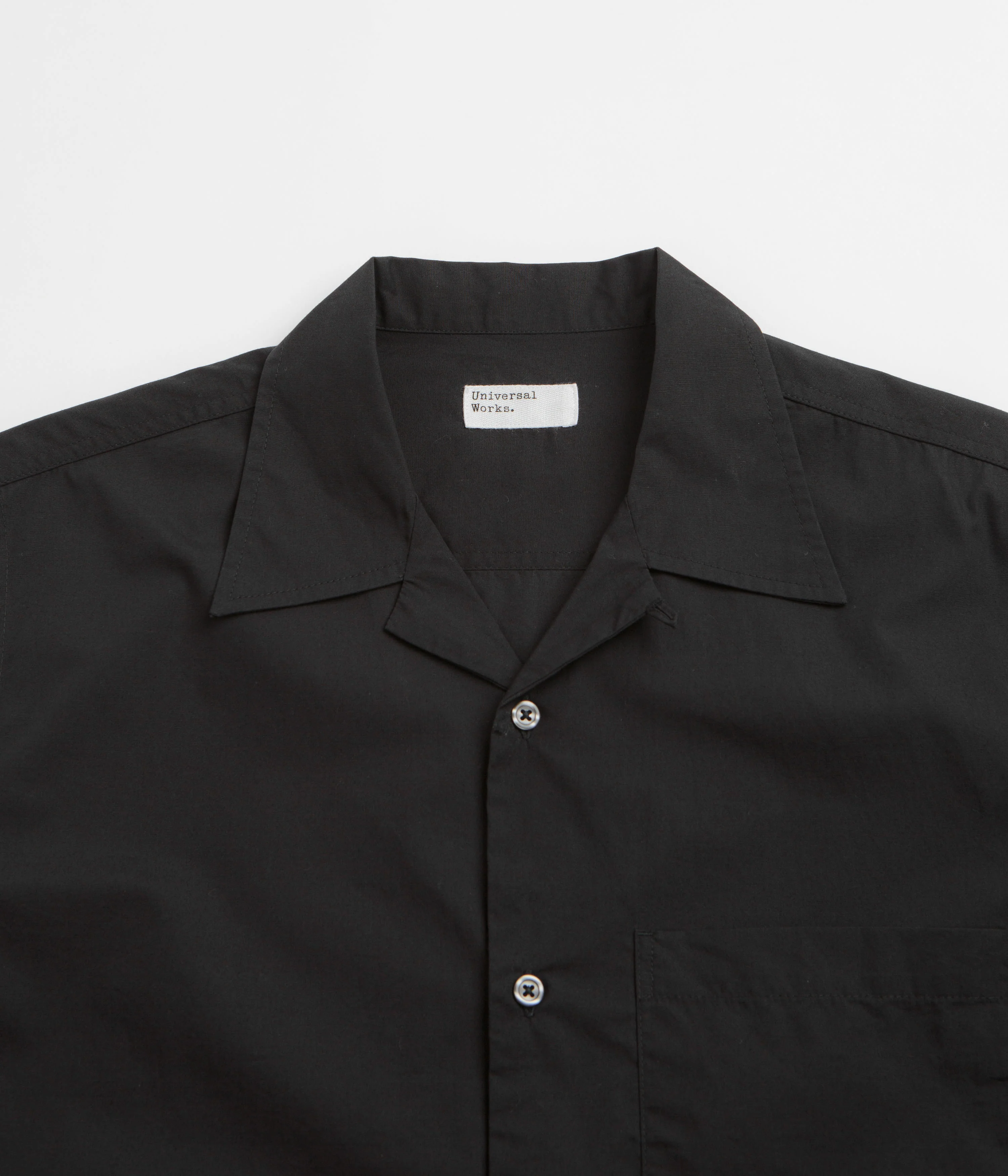 Universal Works Camp Shirt - Black - Image 4