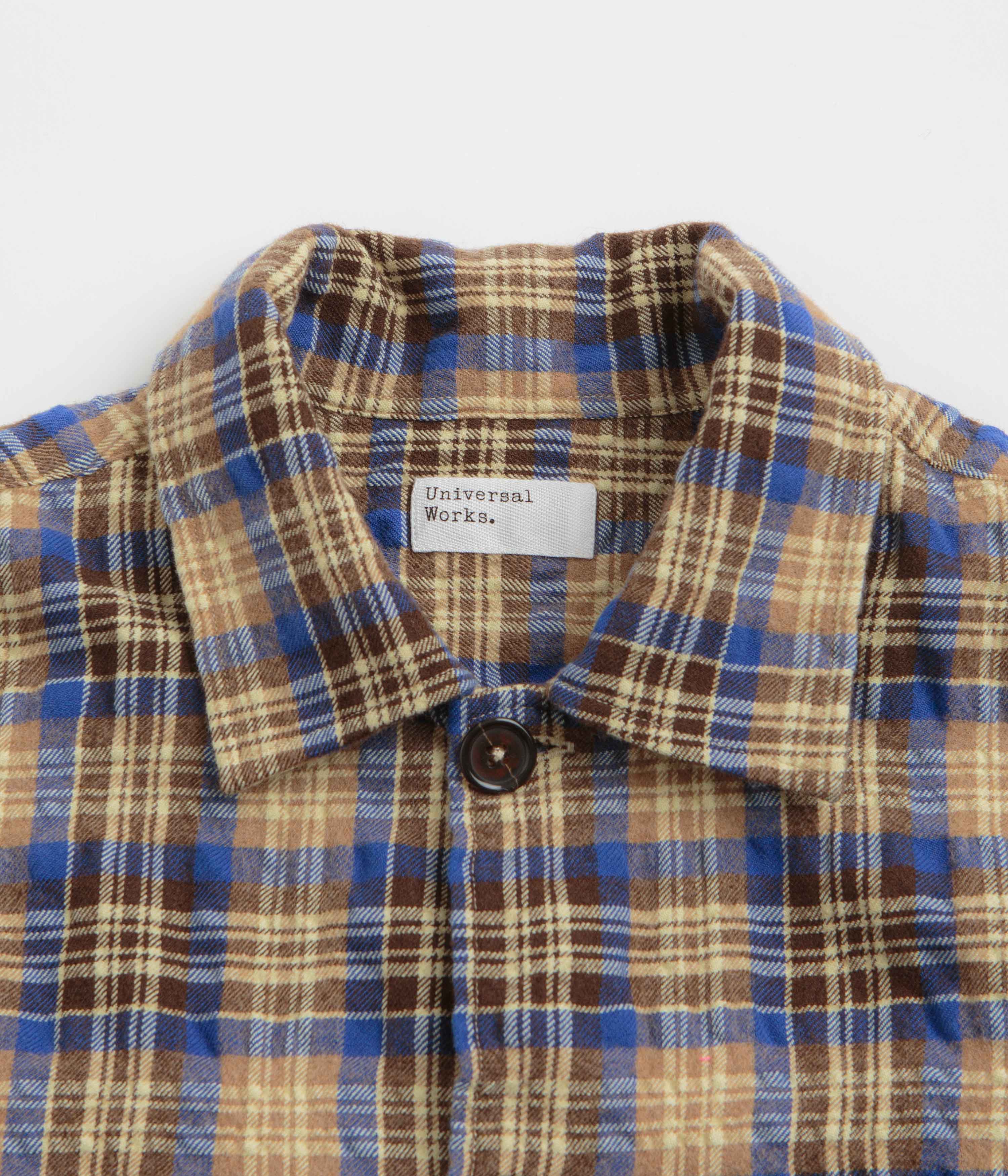 Universal Works Dockside Jacket - Blue / Sand - Image 2