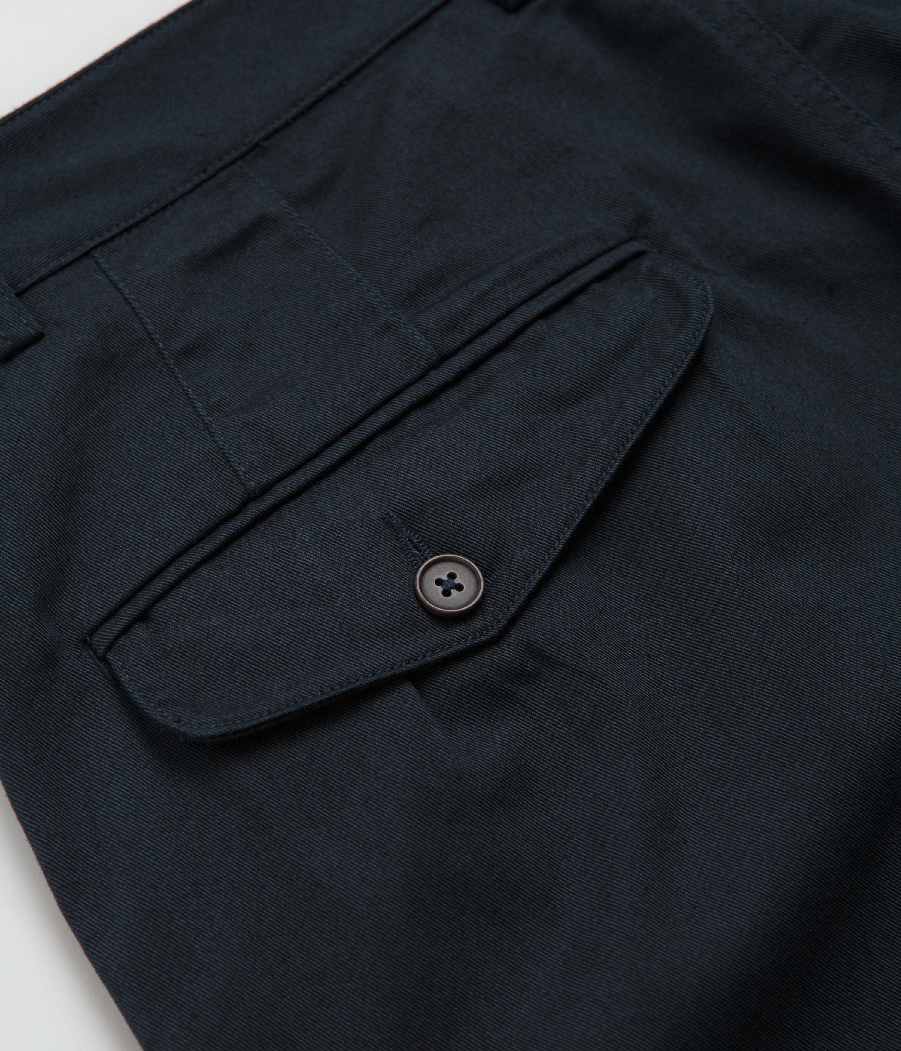 Universal Works Double Pleat Pants - Navy - Image 7