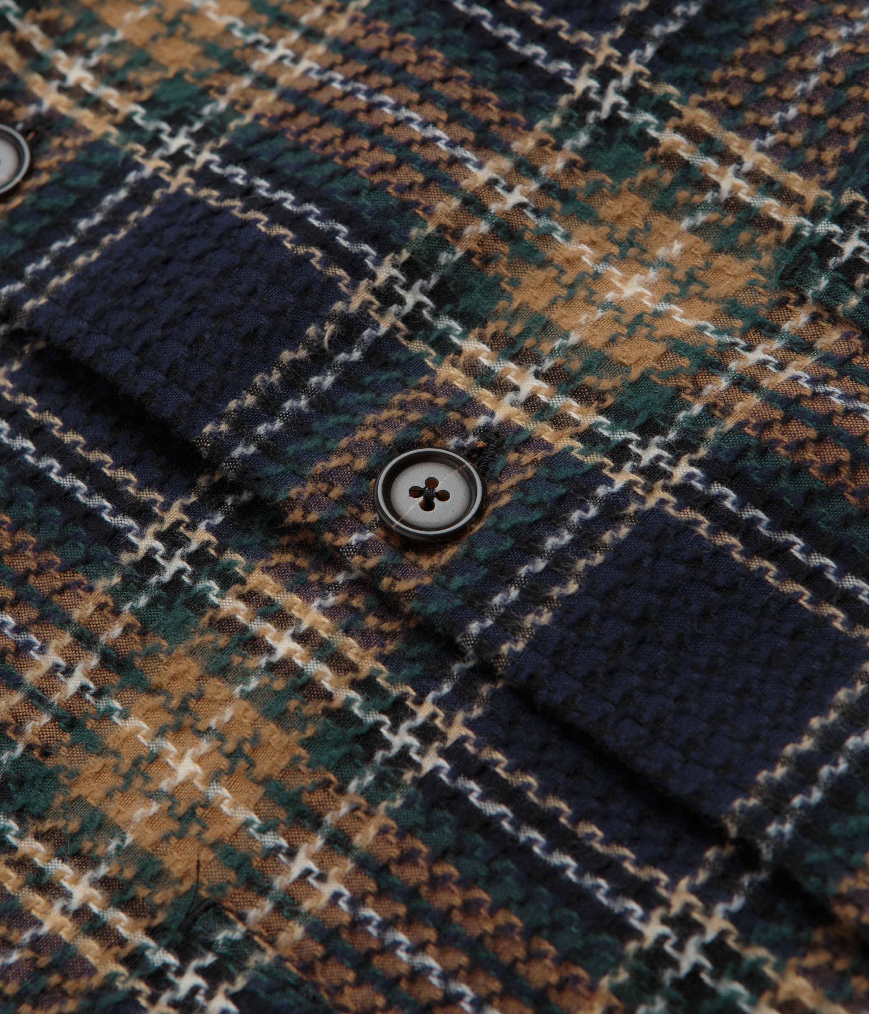 Universal Works Easy Jacket - Navy / Green - Image 3