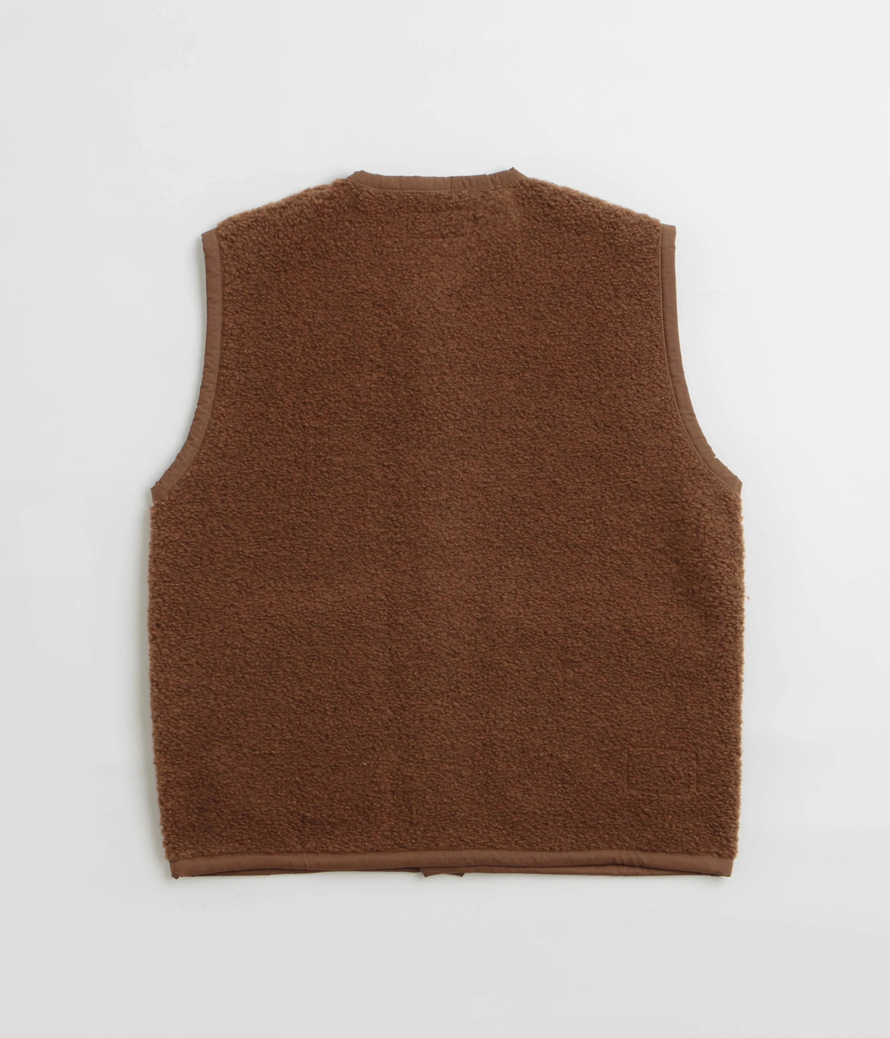 Universal Works Lancaster Gilet - Brown - Image 2