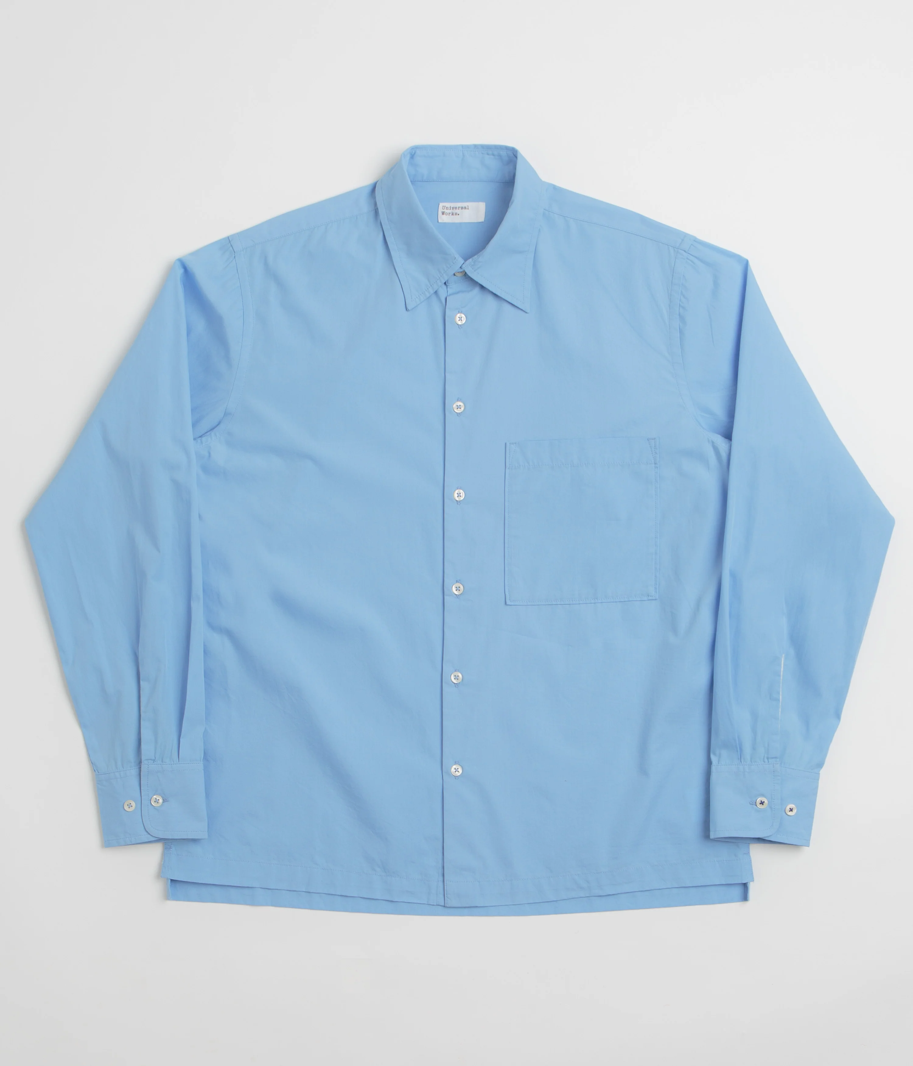 Universal Works Lucky Shirt - Pale Blue
