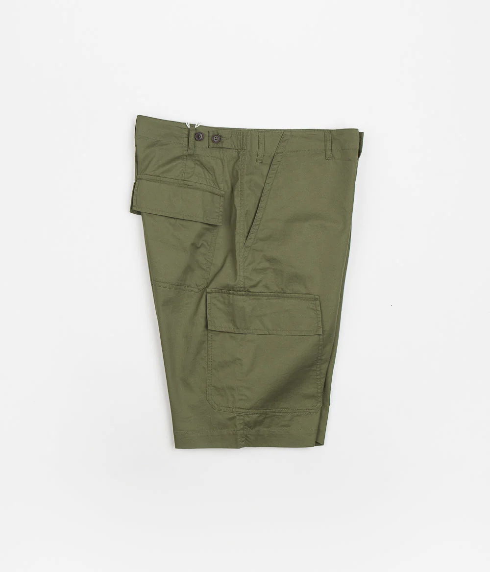Universal Works MW Cargo Shorts - Olive - Image 2