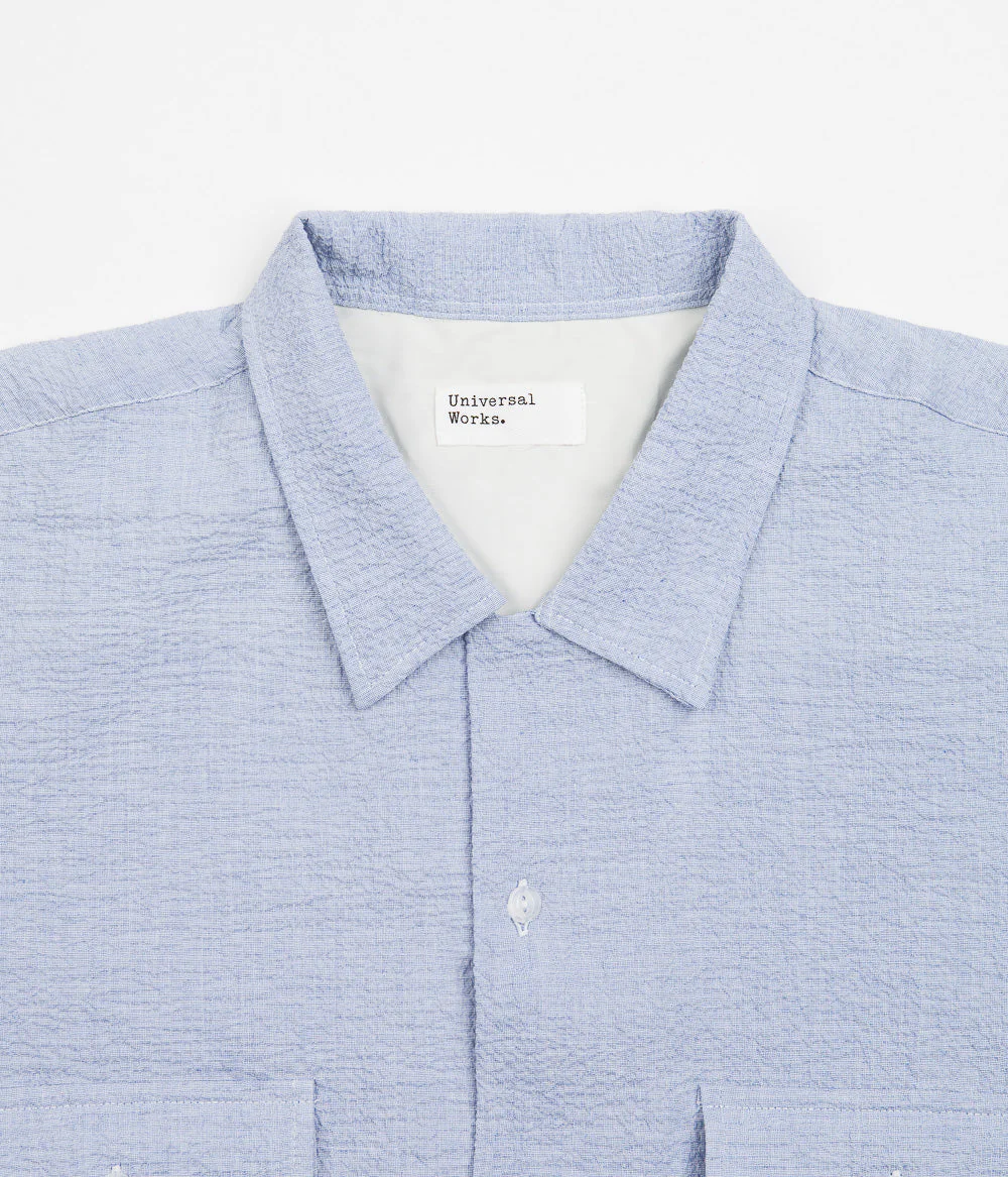 Universal Works Worker Shirt - Sky - Image 4