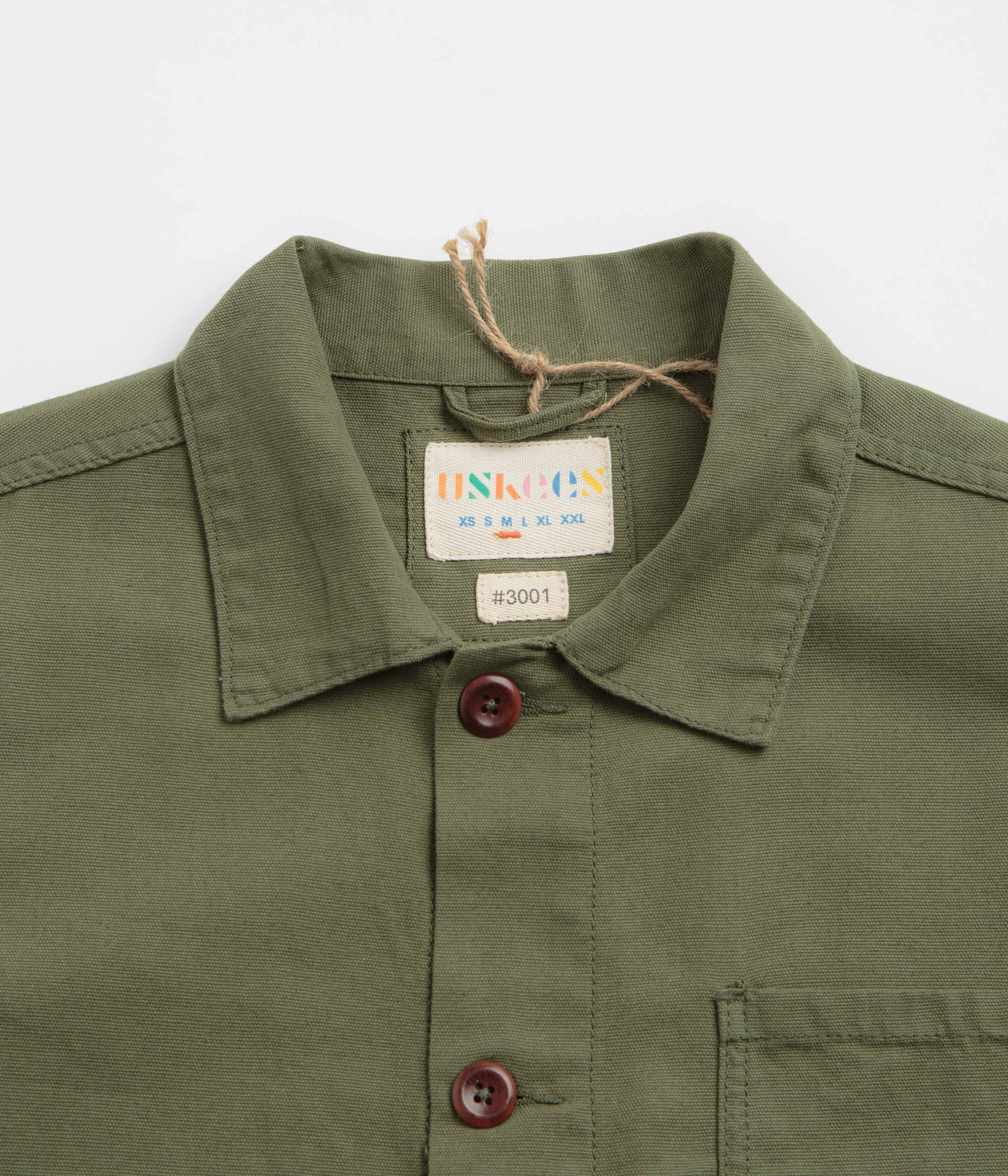 Uskees 3001 Buttoned Overshirt - Coriander - Image 2