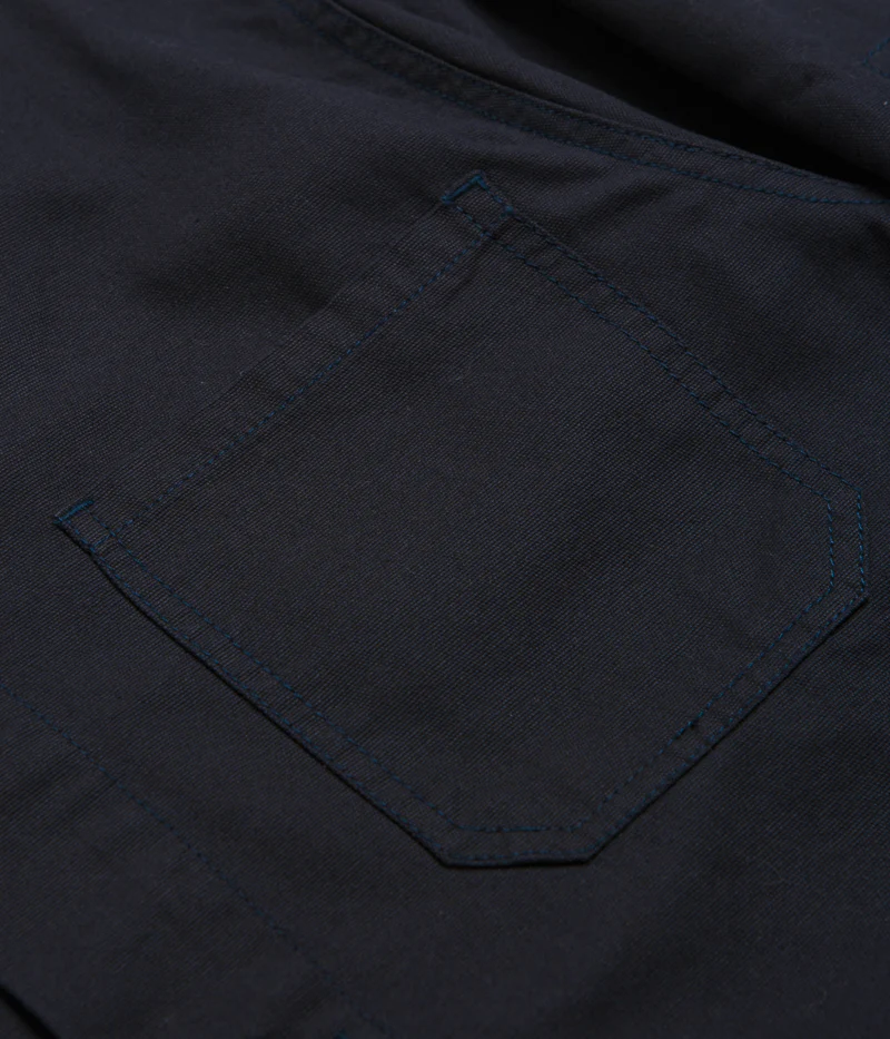 Uskees 3001 Buttoned Overshirt - Midnight Blue - Image 5
