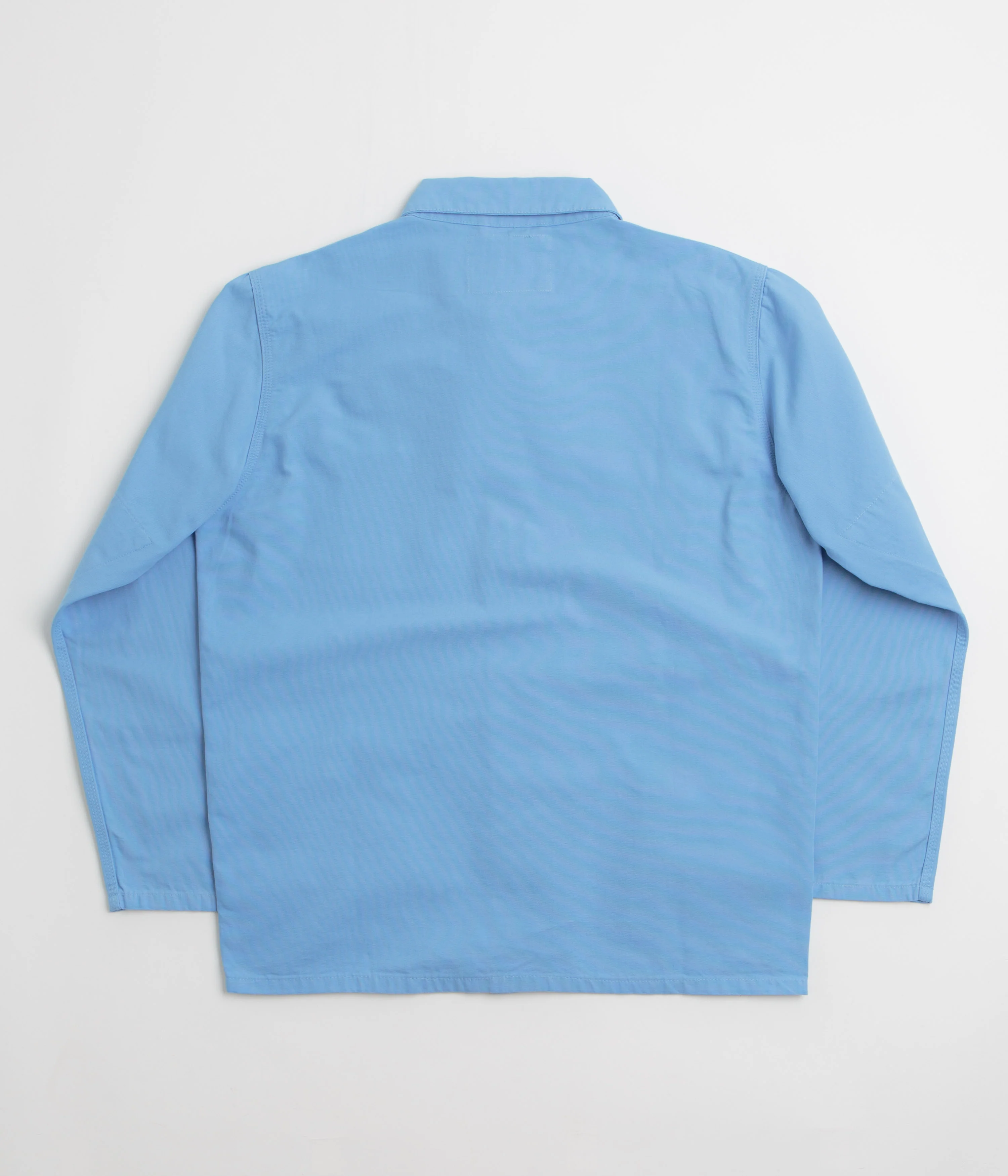 Uskees 3001 Buttoned Overshirt - Powder Blue - Image 3