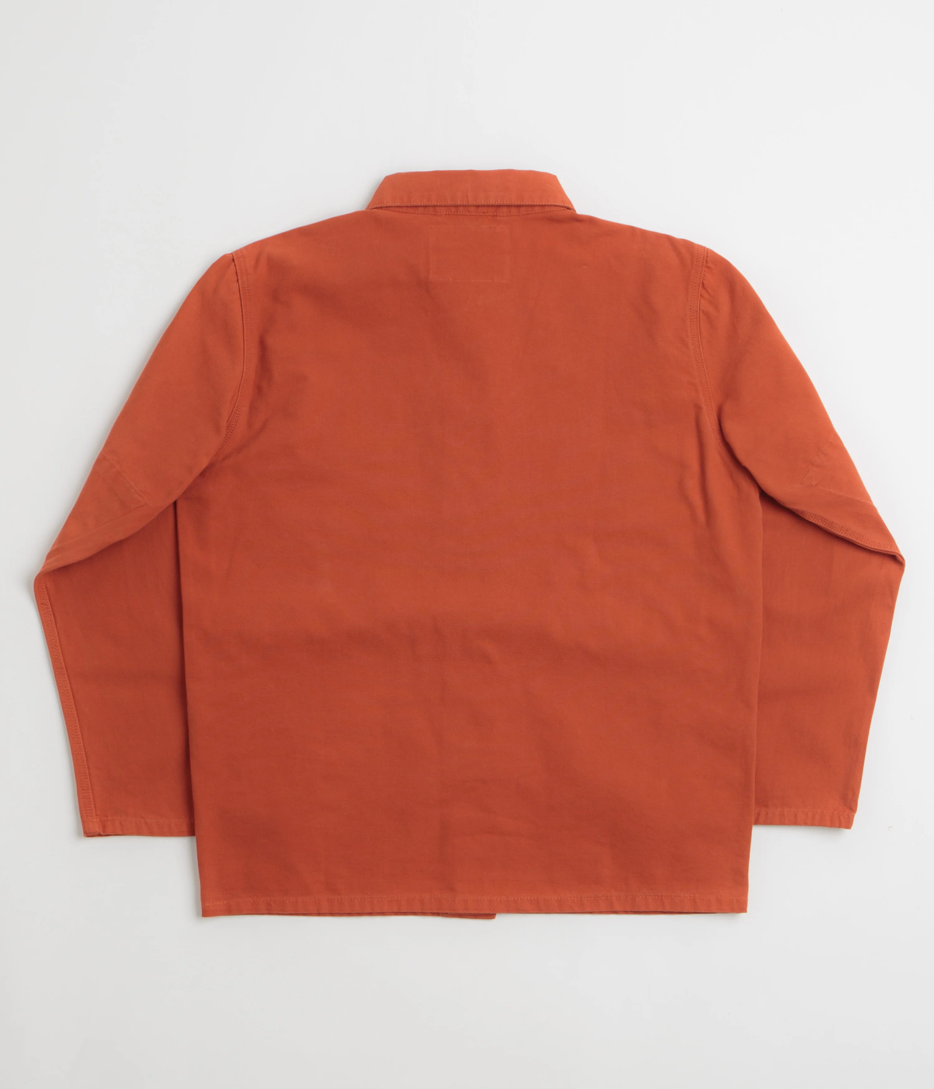 Uskees 3001 Buttoned Overshirt - Rust - Image 3