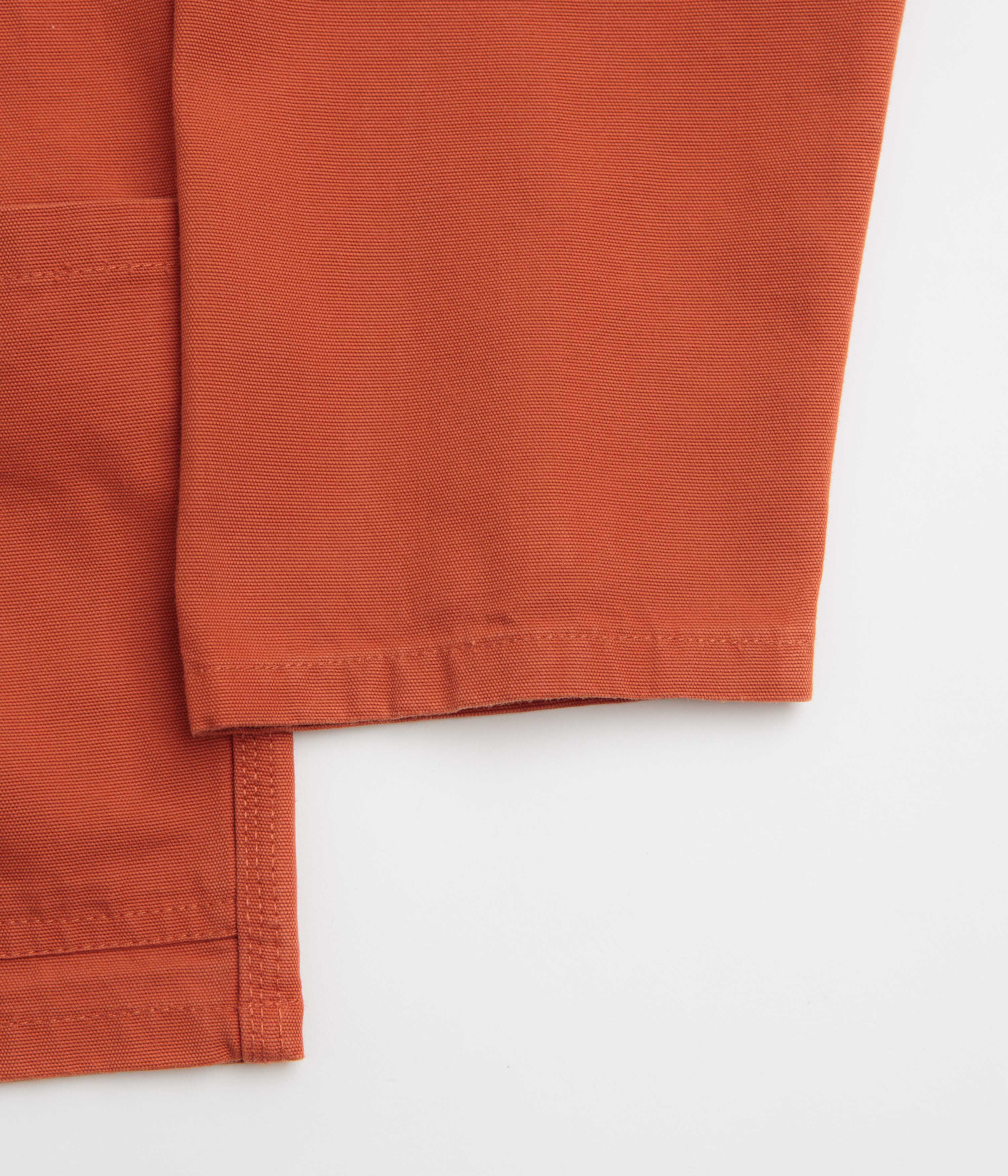 Uskees 3001 Buttoned Overshirt - Rust - Image 7