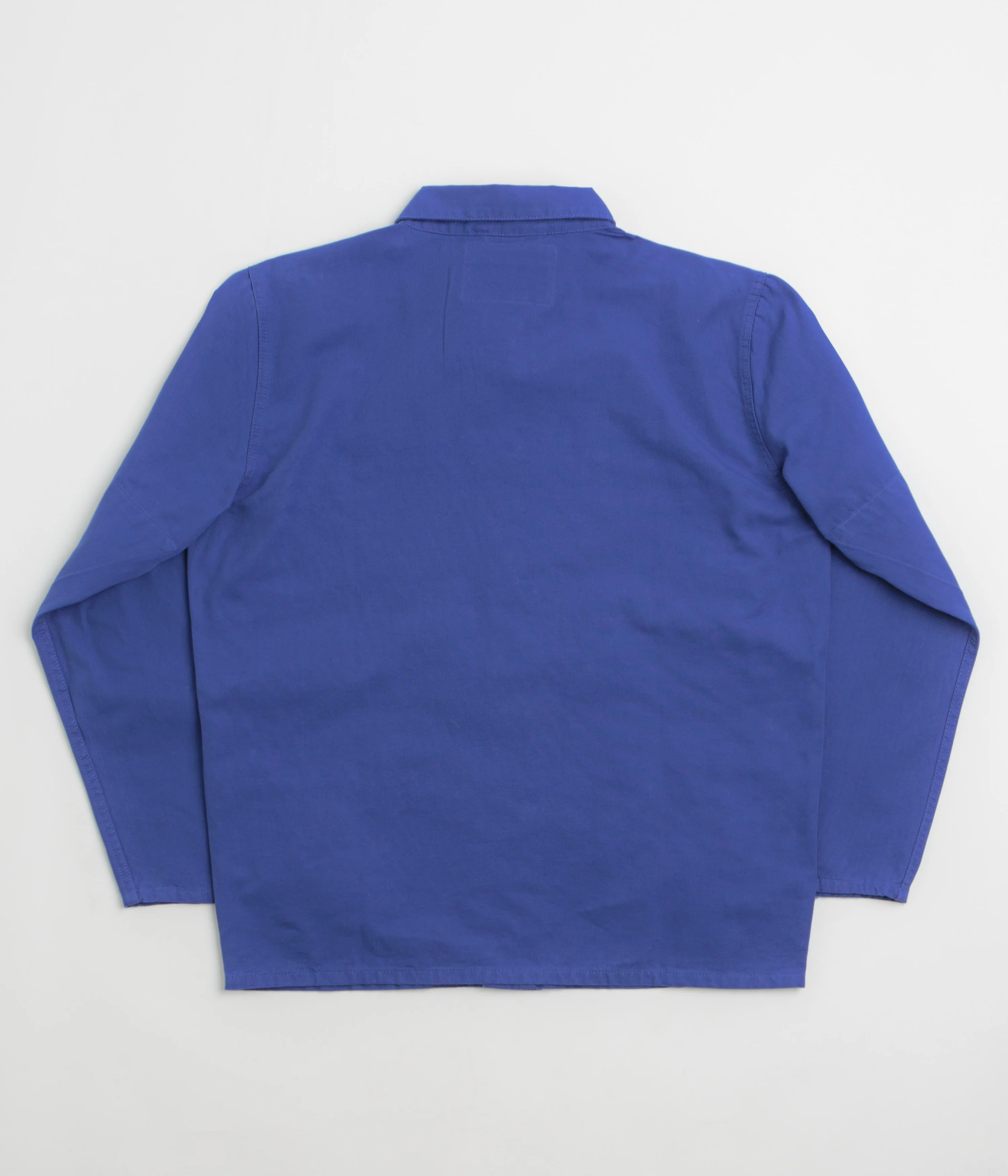 Uskees 3001 Buttoned Overshirt - Ultra Blue - Image 3