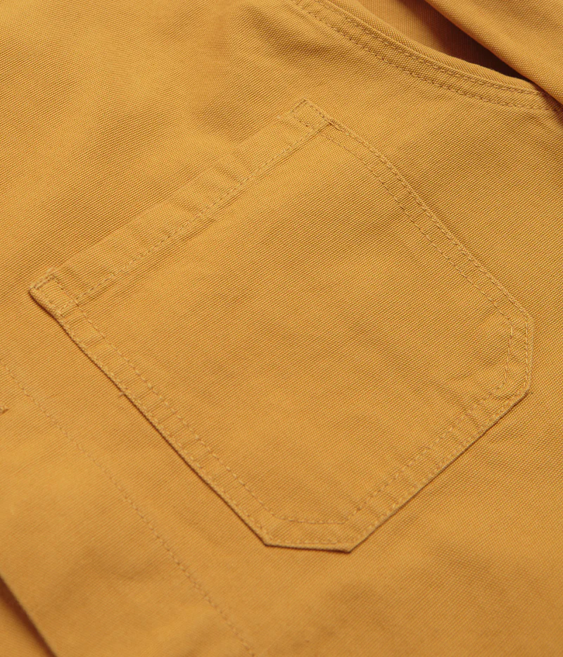 Uskees 3001 Buttoned Overshirt - Yellow - Image 5