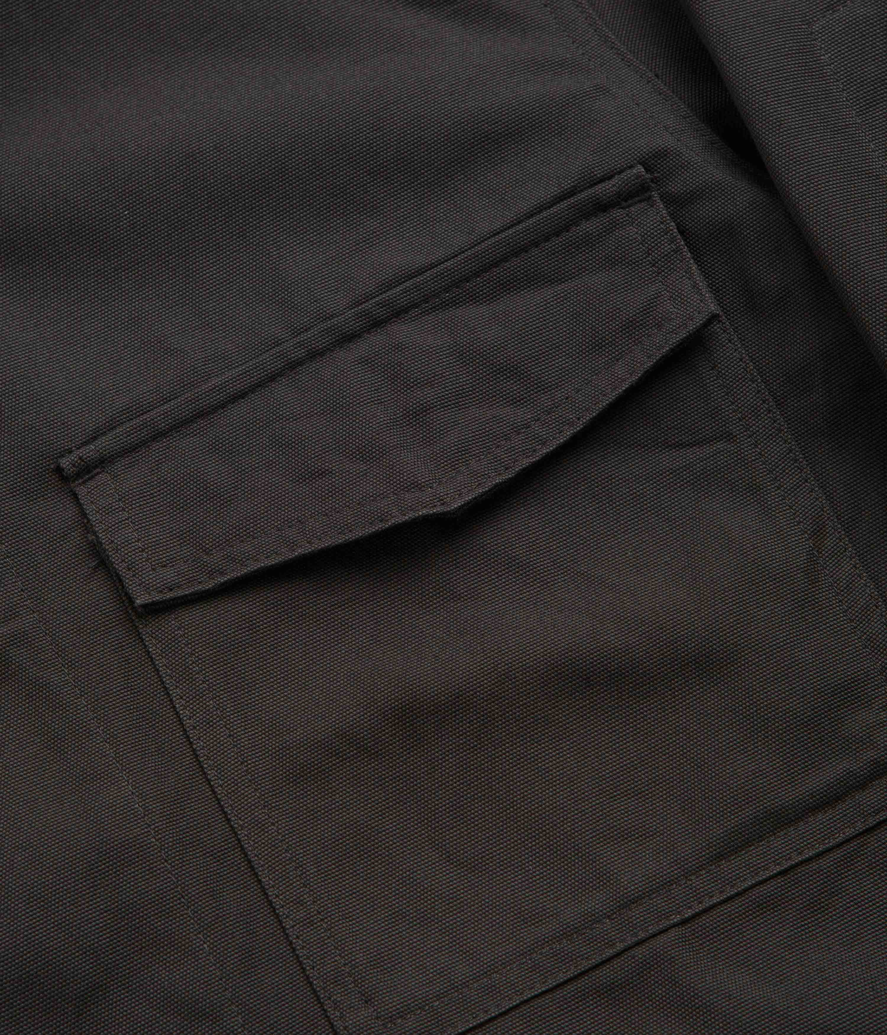 Uskees 3003 Buttoned Work Shirt - Charcoal - Image 4