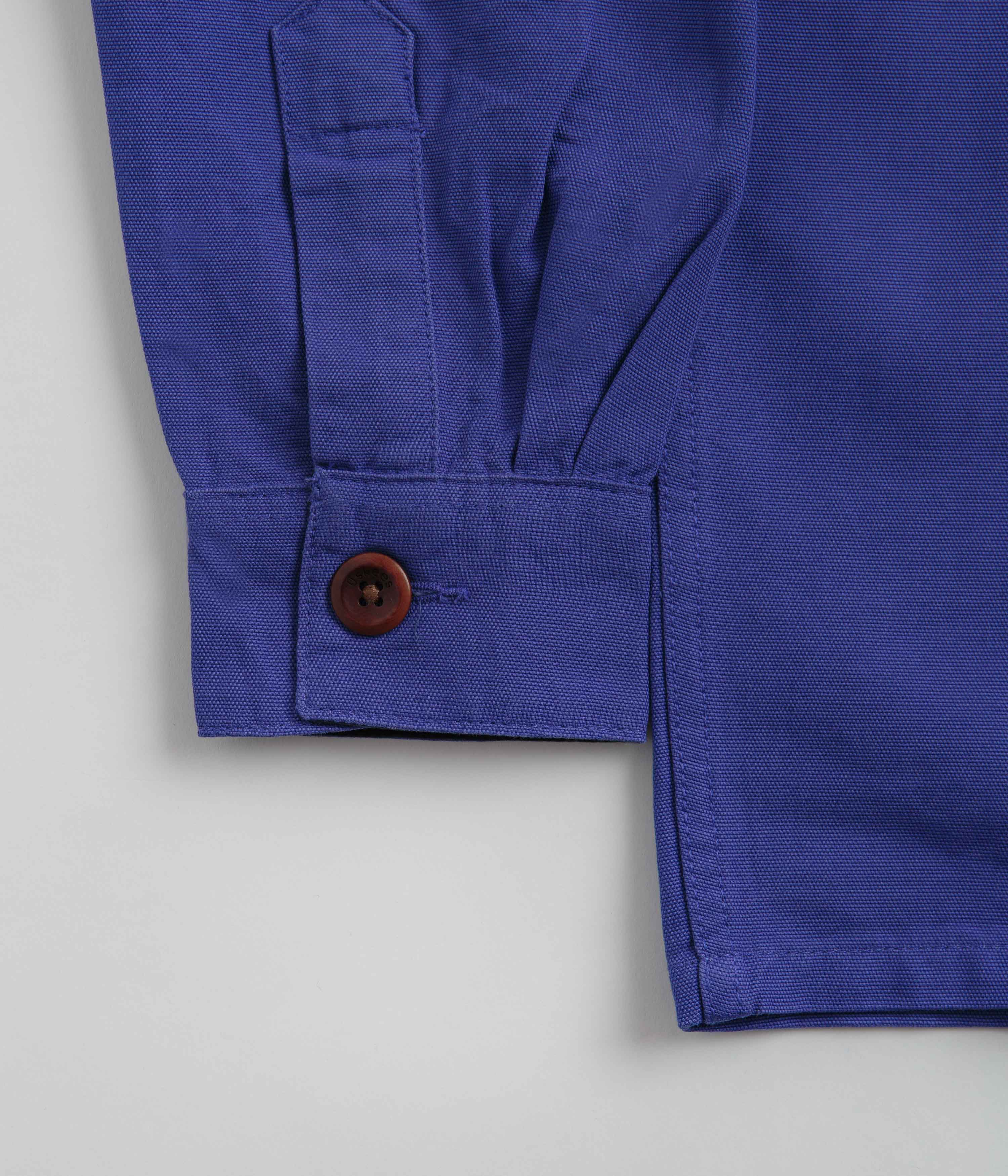 Uskees 3003 Buttoned Work Shirt - Ultra Blue - Image 2