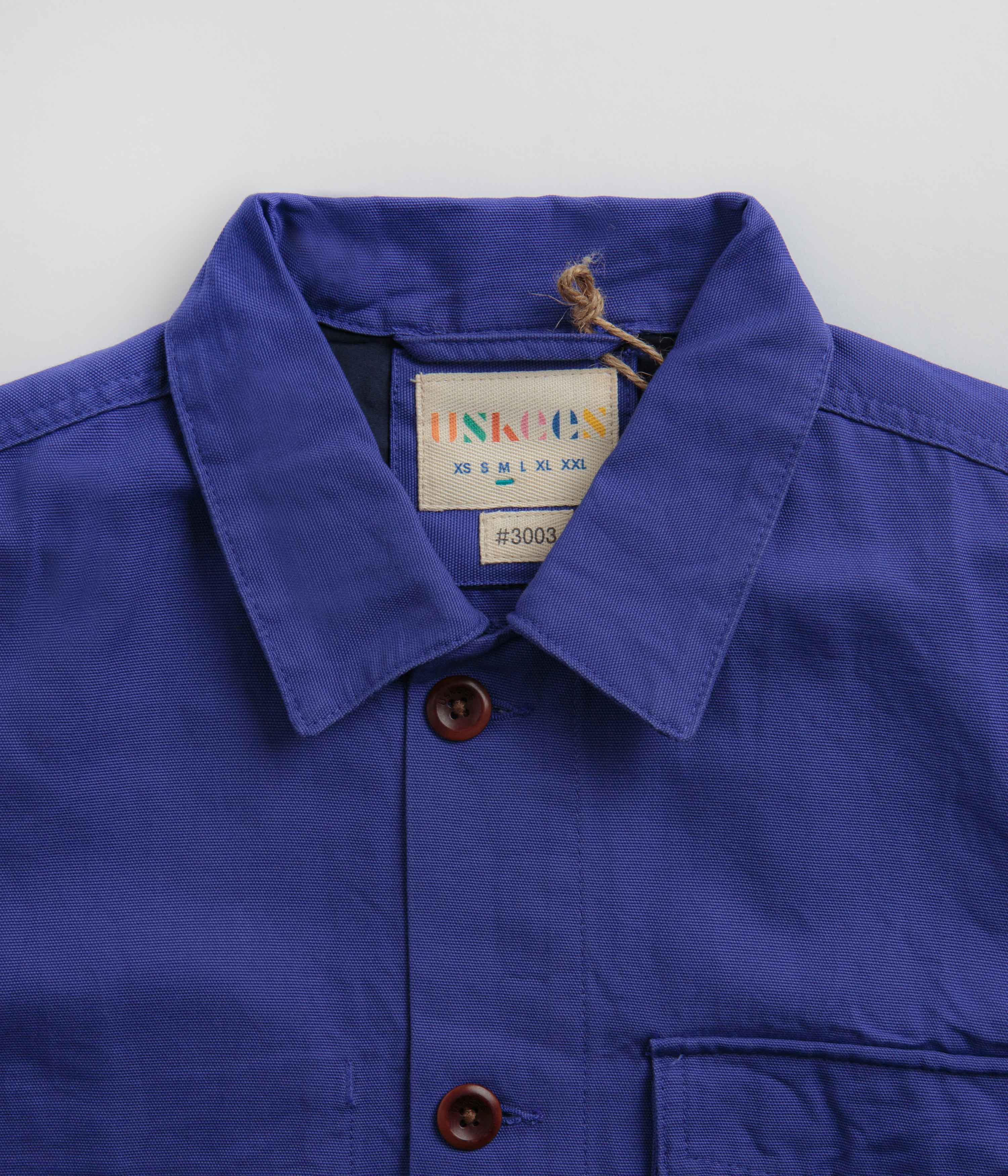 Uskees 3003 Buttoned Work Shirt - Ultra Blue - Image 4