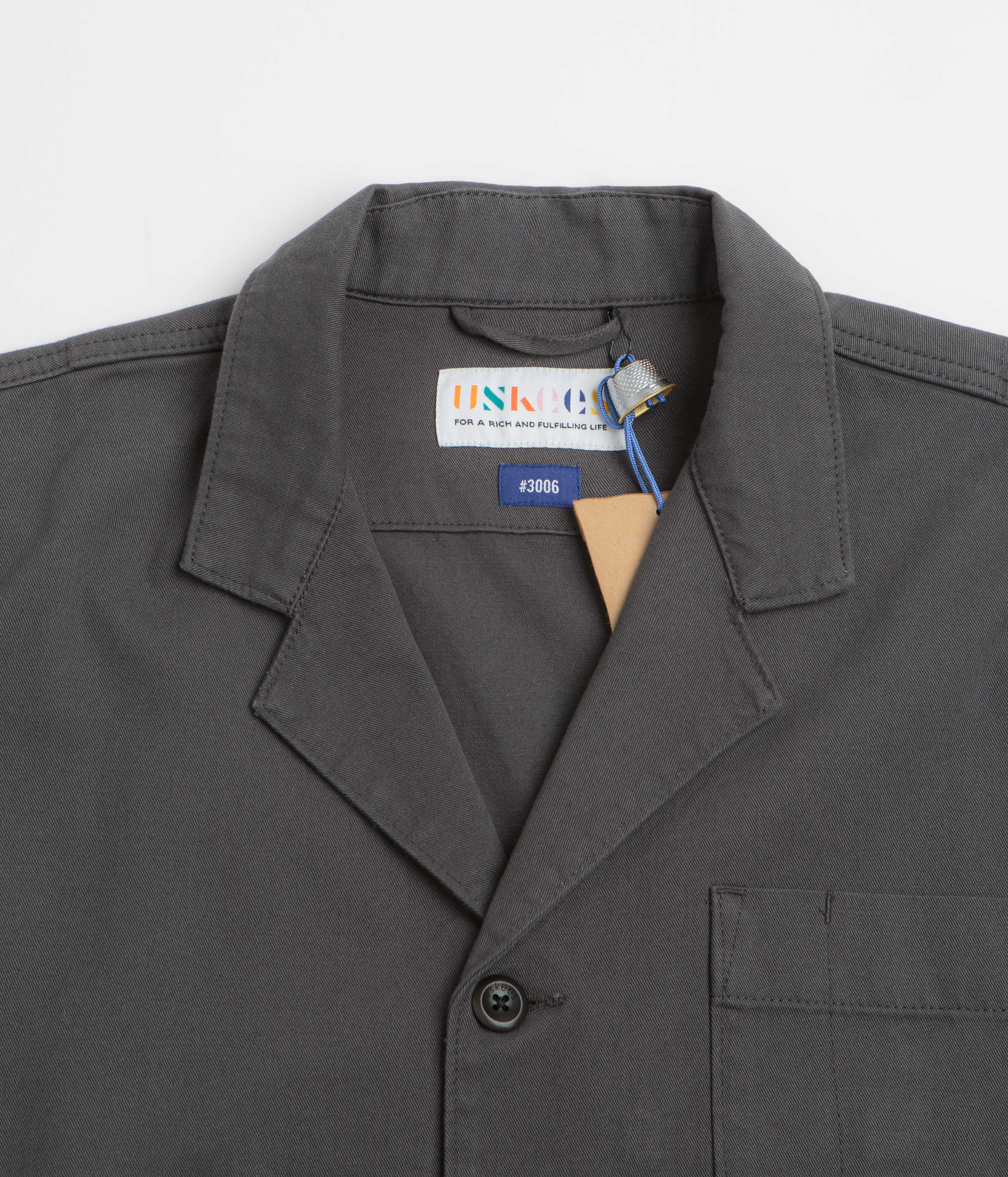 Uskees 3006 Twill Blazer - Charcoal - Image 4
