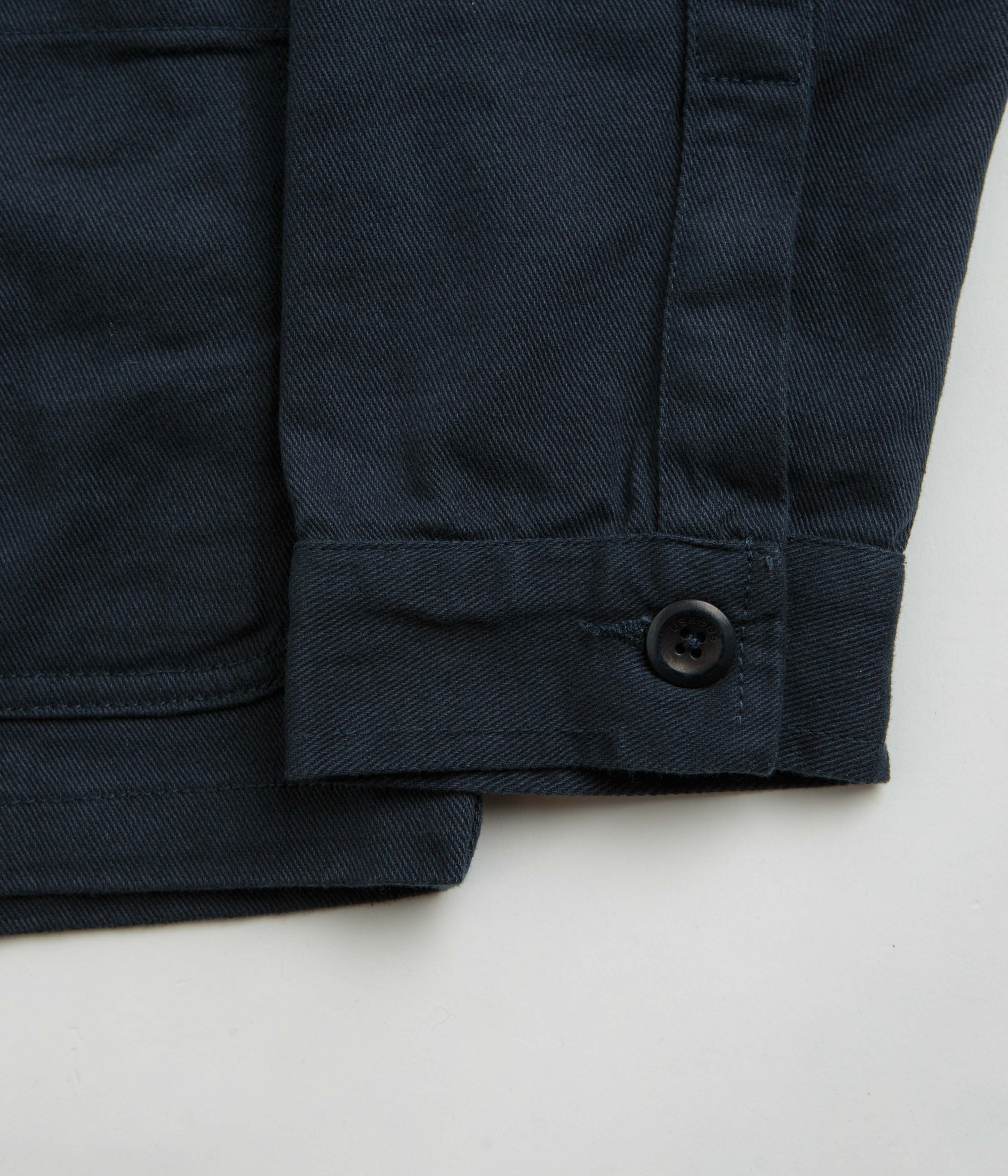 Uskees 3024 Layered Pockets Drill Overshirt - Blueberry - Image 7