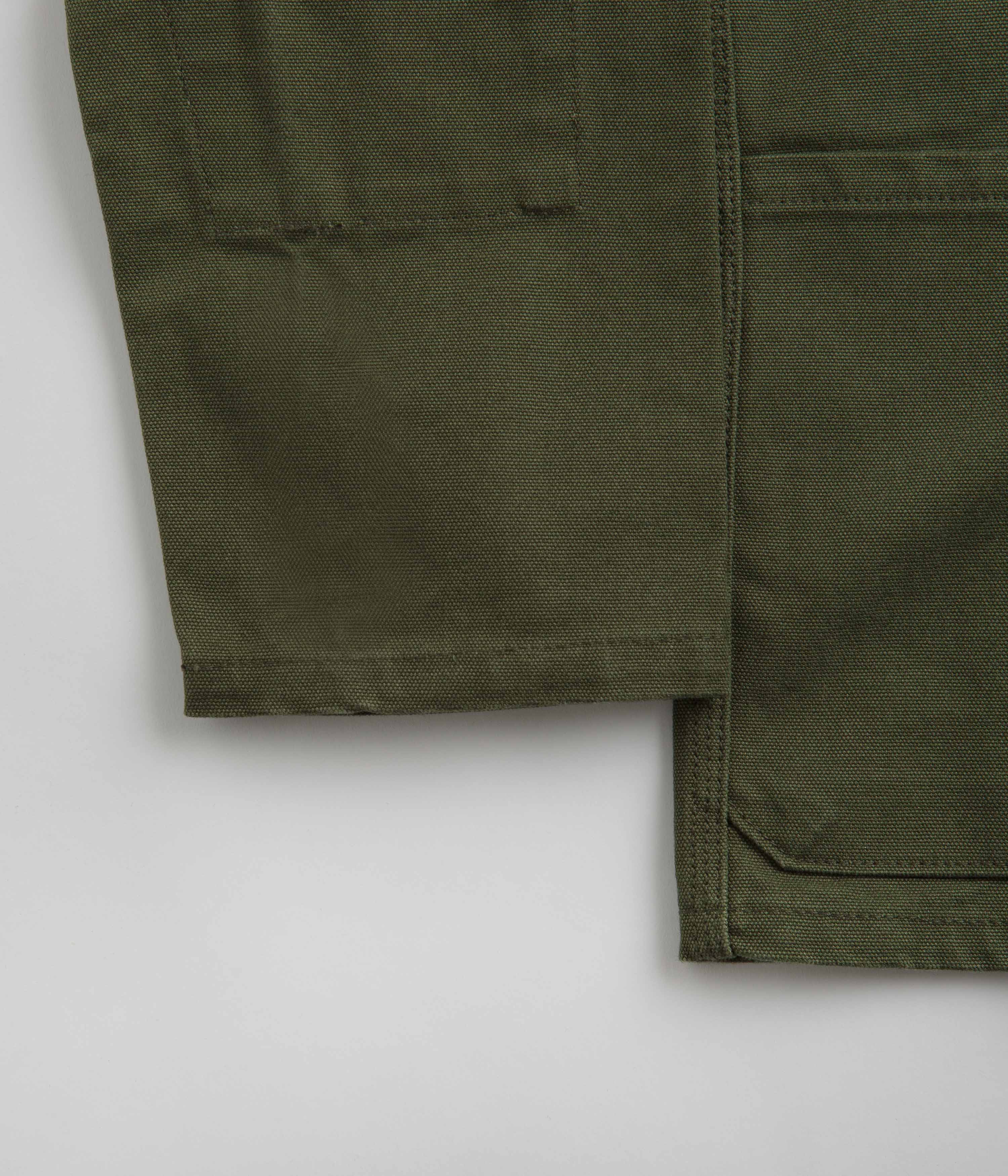 Uskees 3027 Canvas Buttoned Overshirt - Coriander - Image 2