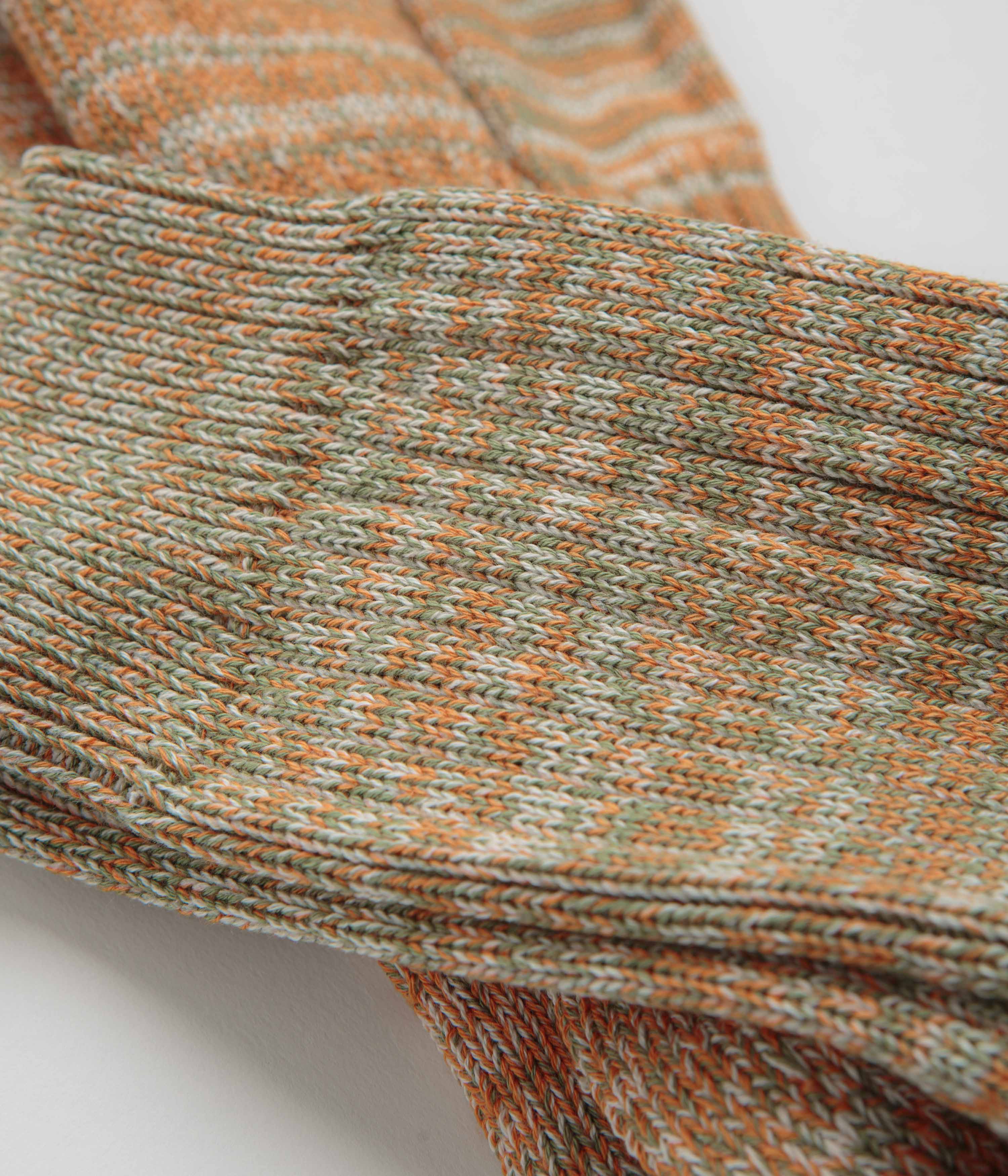 Uskees 4006 Organic Cotton Socks - Army Green - Image 3
