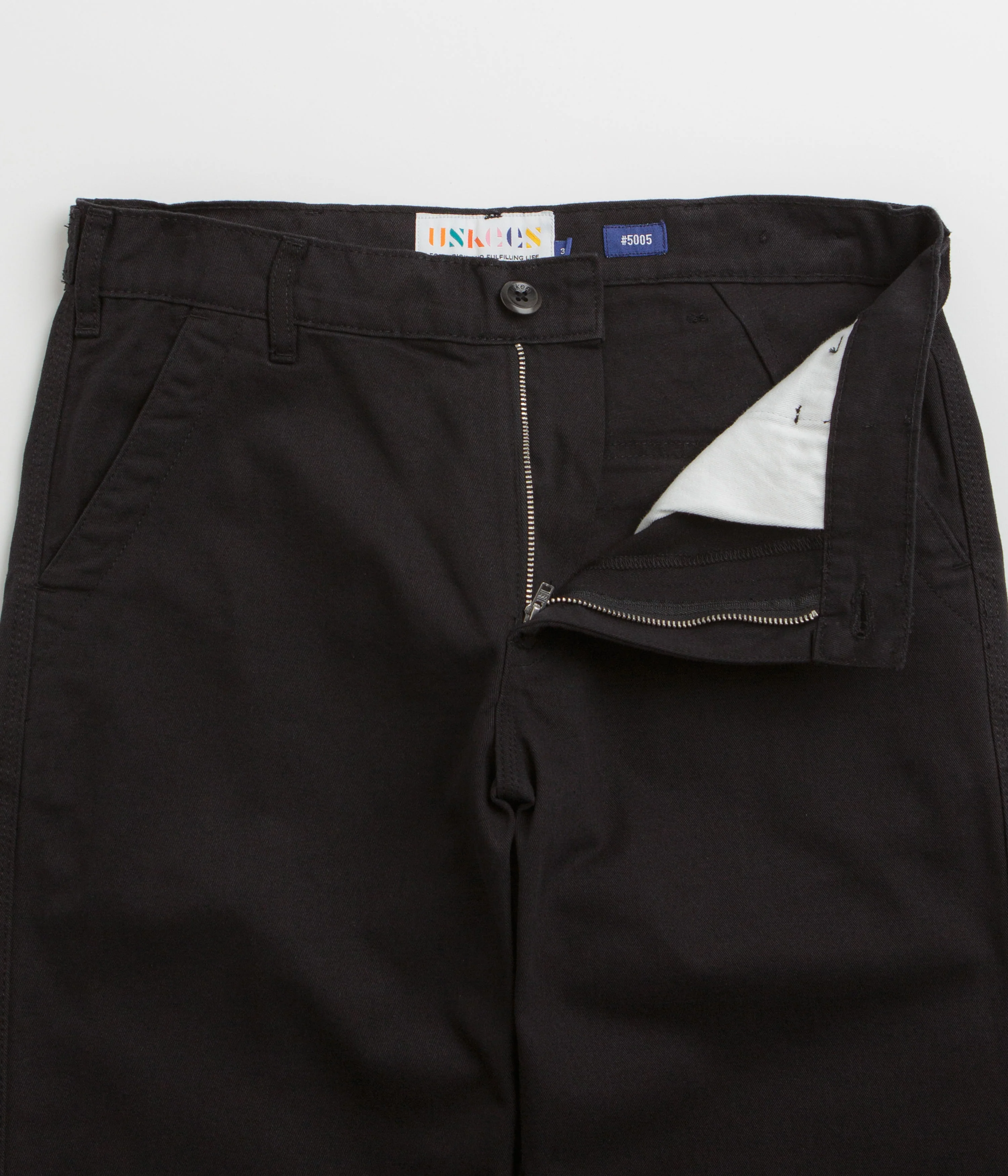Uskees 5005 Twill Workwear Pants - Black - Image 5