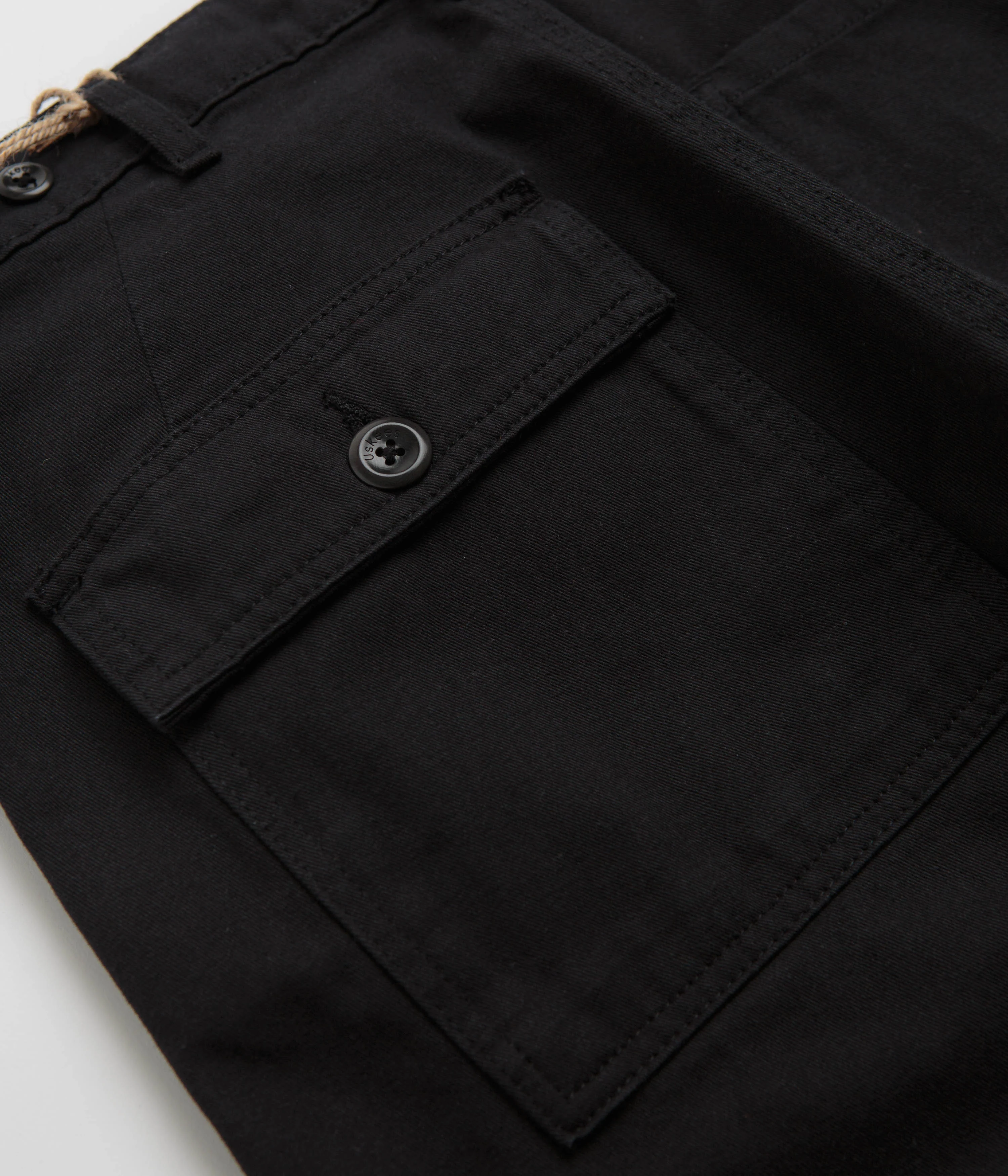 Uskees 5005 Twill Workwear Pants - Black - Image 7