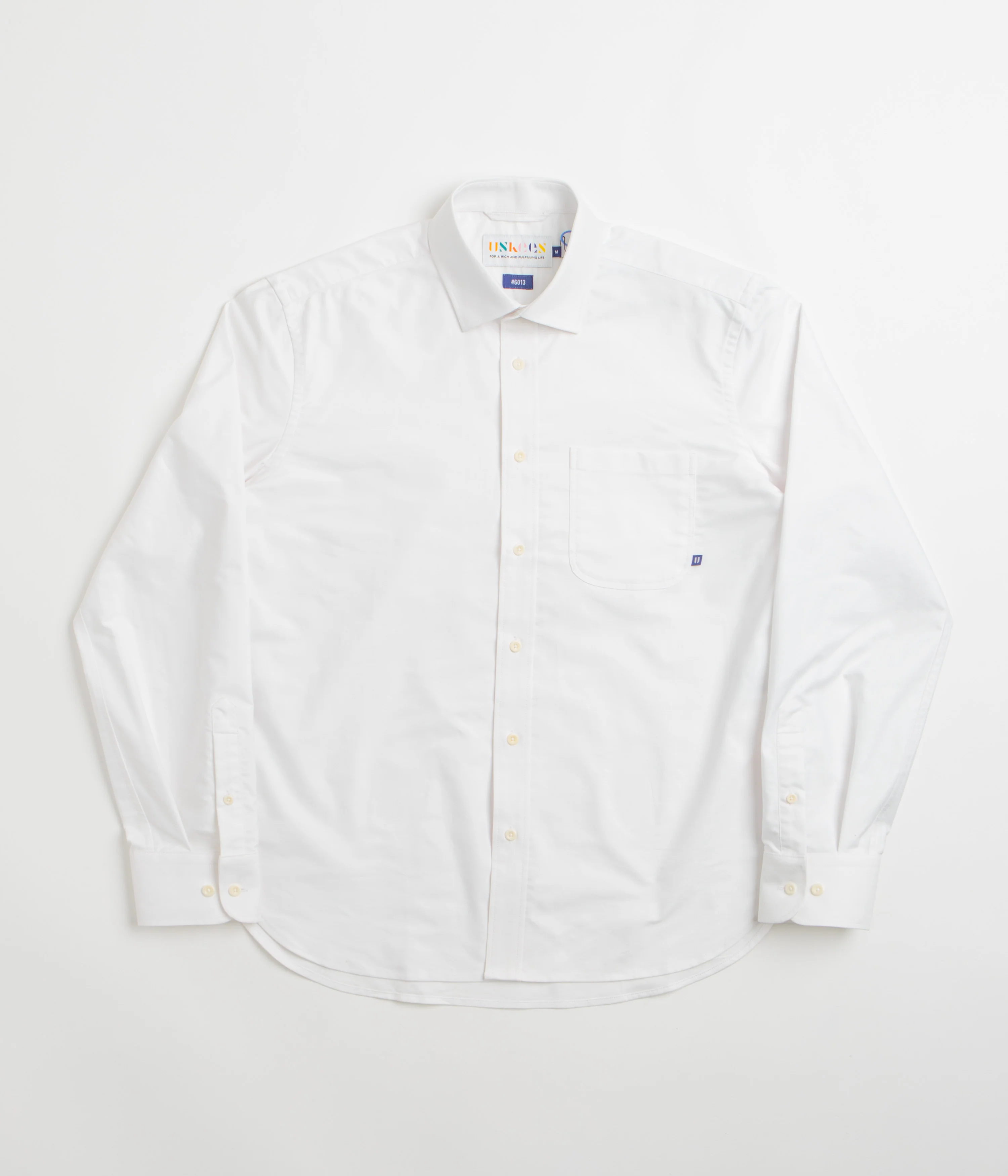 Uskees 6013 Oxford Shirt - White