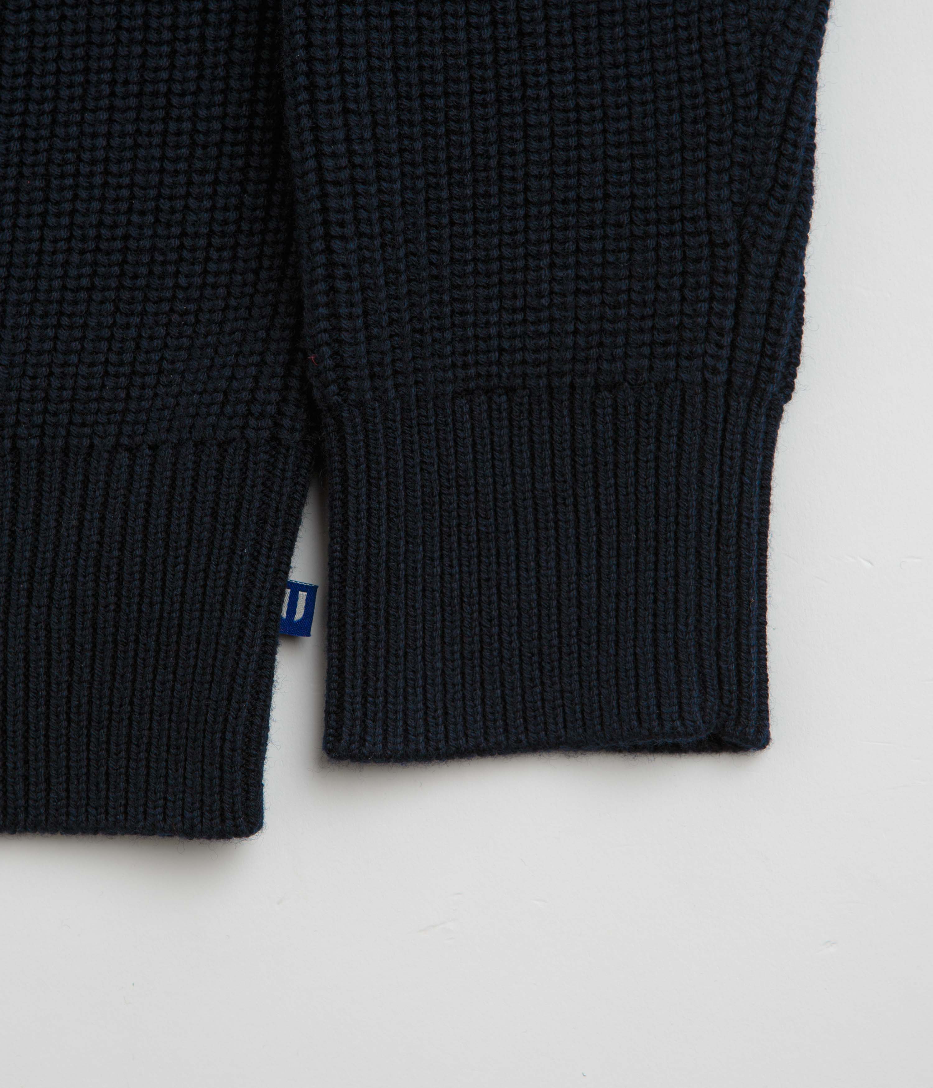 Uskees 7013 Knit Crewneck Sweatshirt - Midnight Blue - Image 2