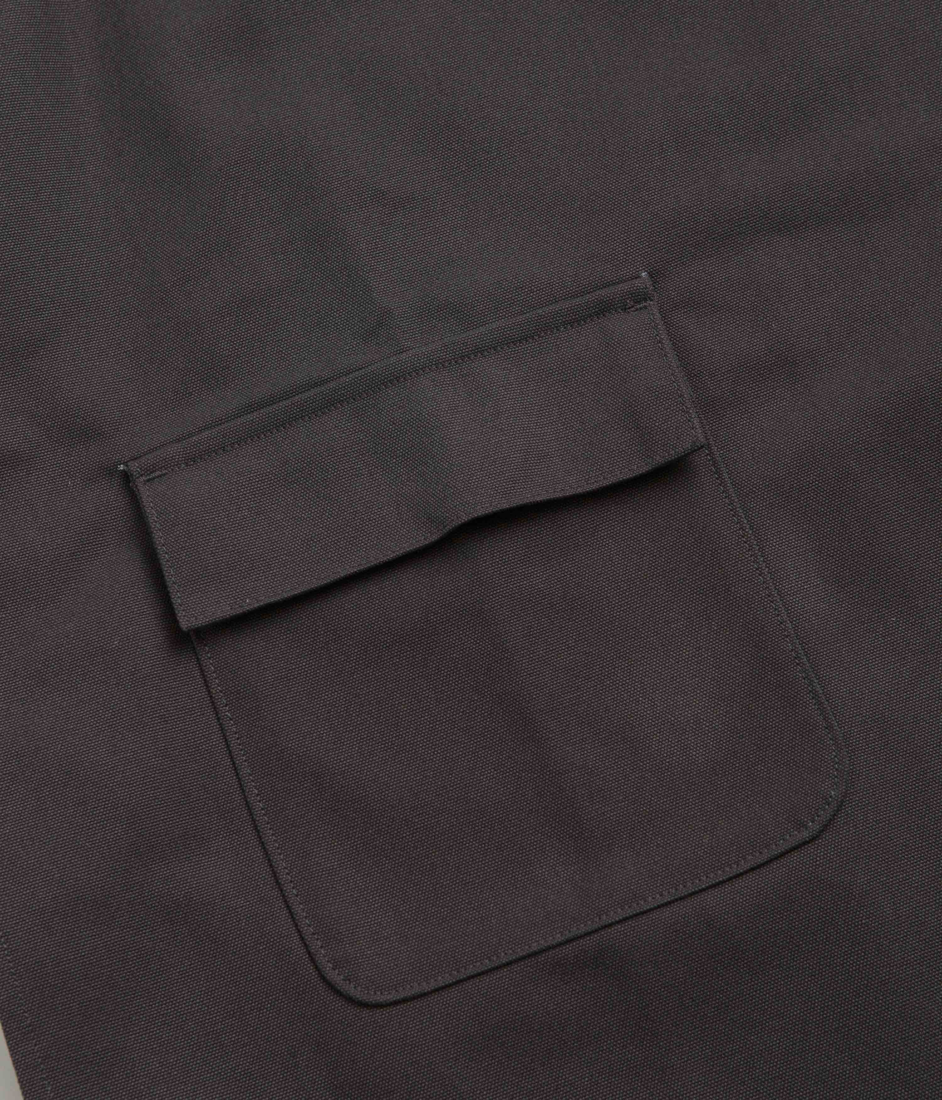 Uskees 9001 Canvas Tie-Back Apron - Charcoal - Image 3