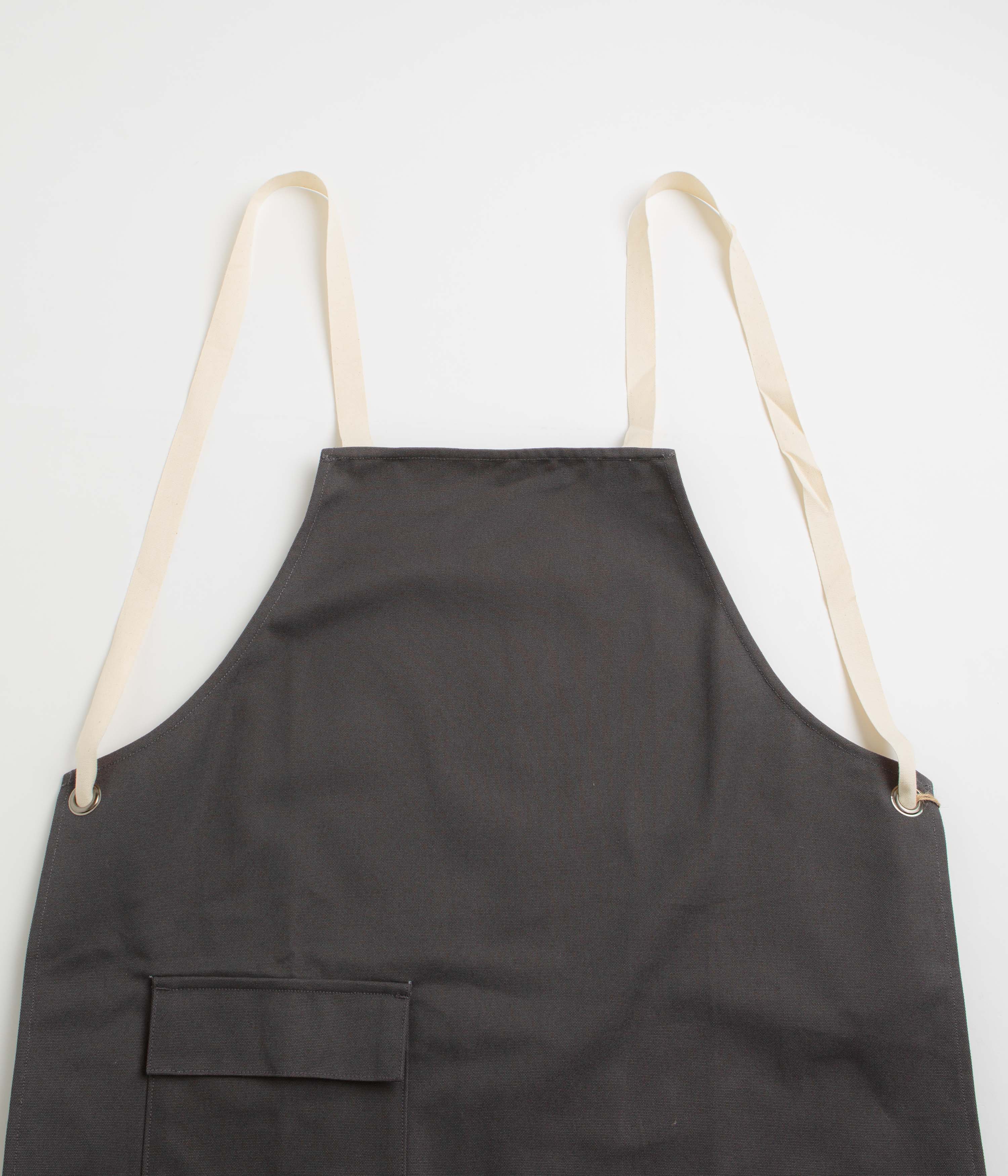 Uskees 9001 Canvas Tie-Back Apron - Charcoal - Image 4