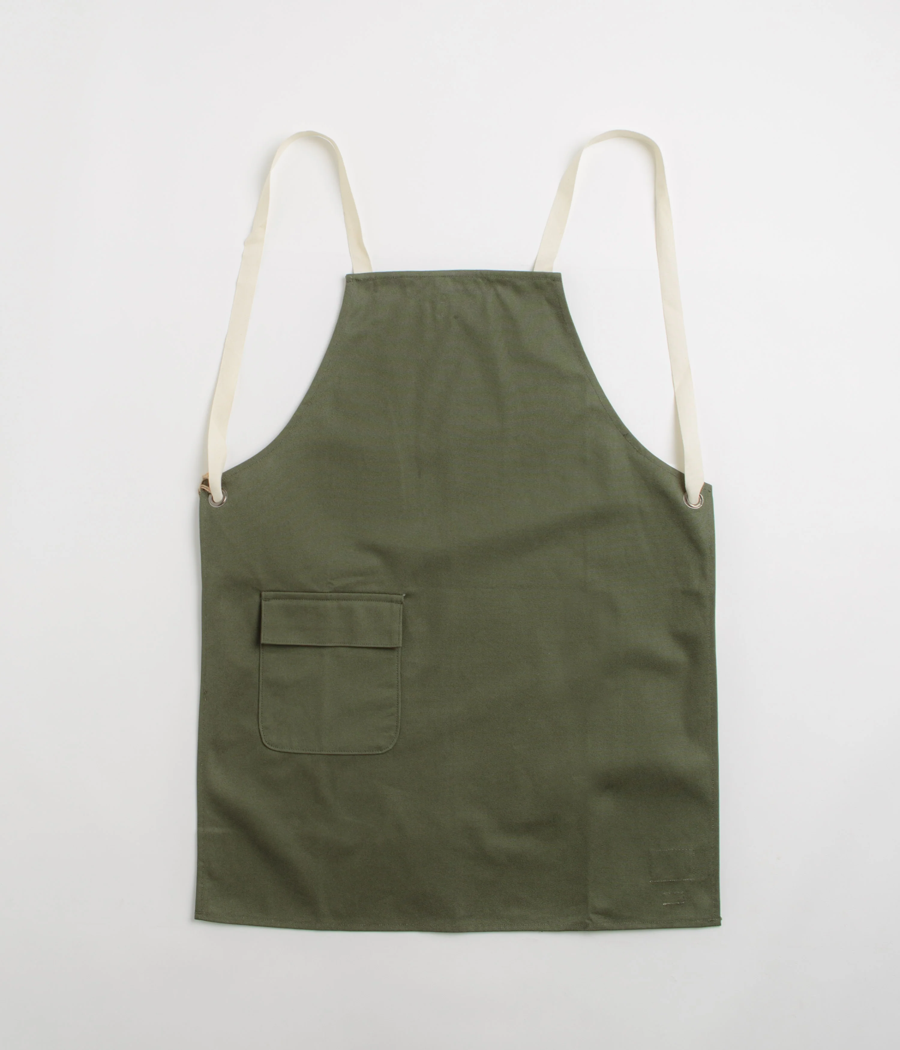 Uskees 9001 Canvas Tie-Back Apron - Coriander
