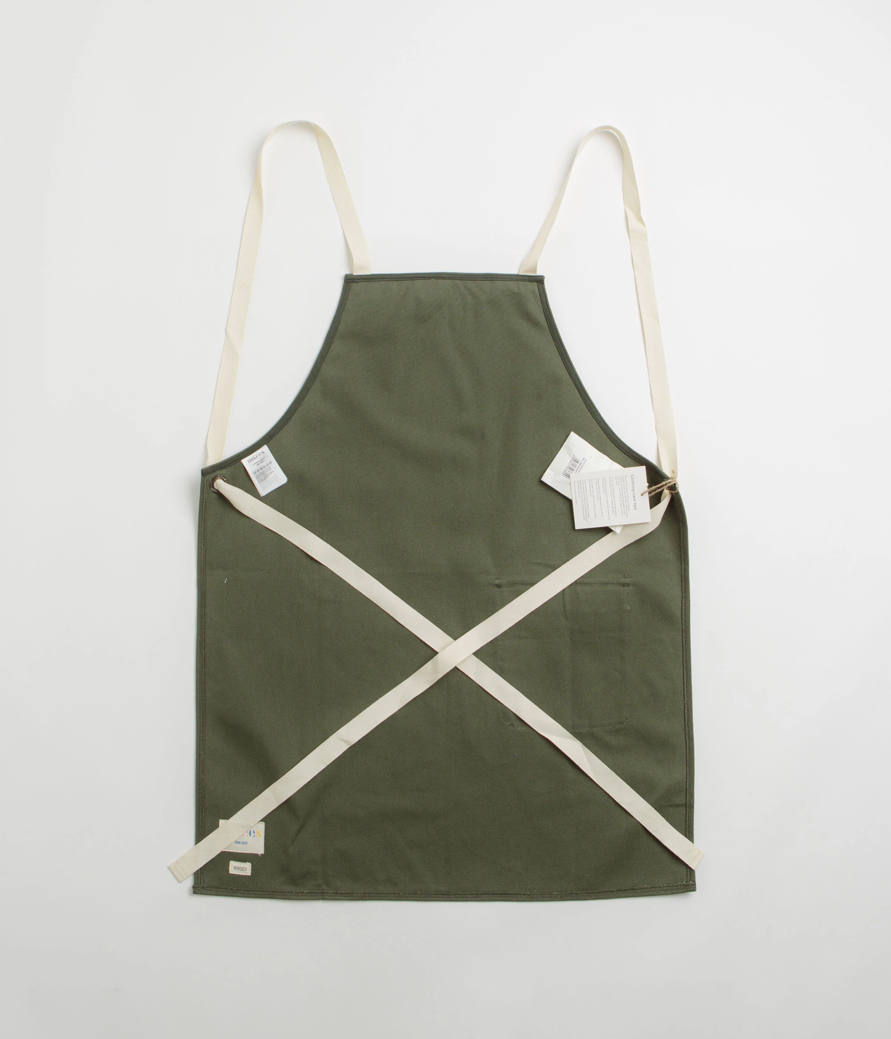 Uskees 9001 Canvas Tie-Back Apron - Coriander - Image 2