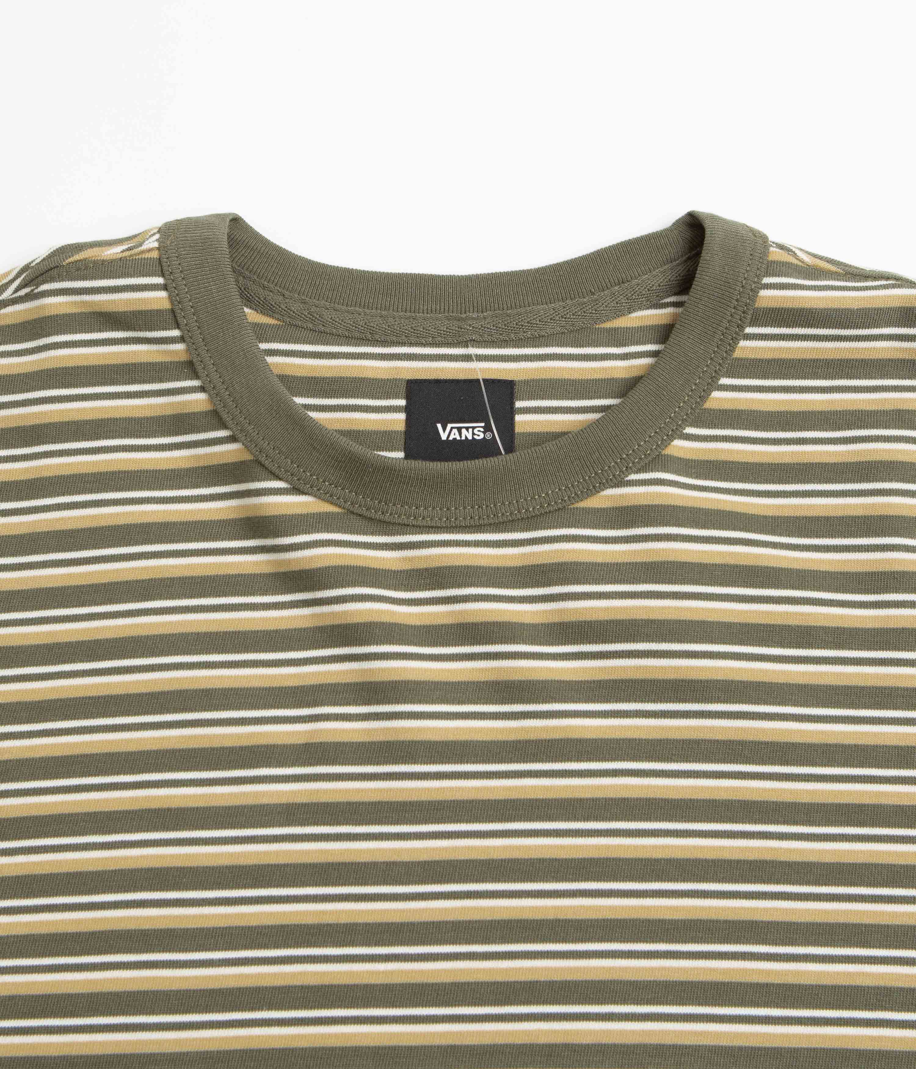 Vans Awbrey Long Sleeve T-Shirt - Grey Leaf / Taos Taupe - Image 2