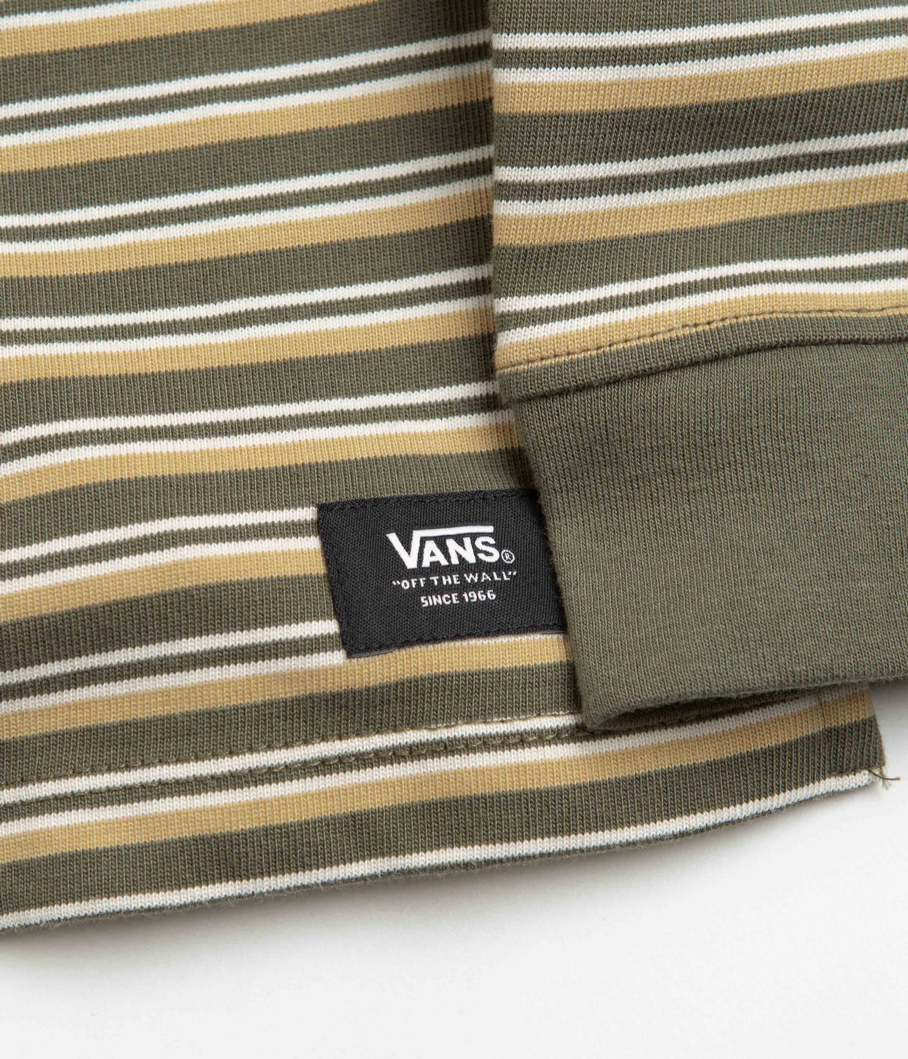 Vans Awbrey Long Sleeve T-Shirt - Grey Leaf / Taos Taupe - Image 3
