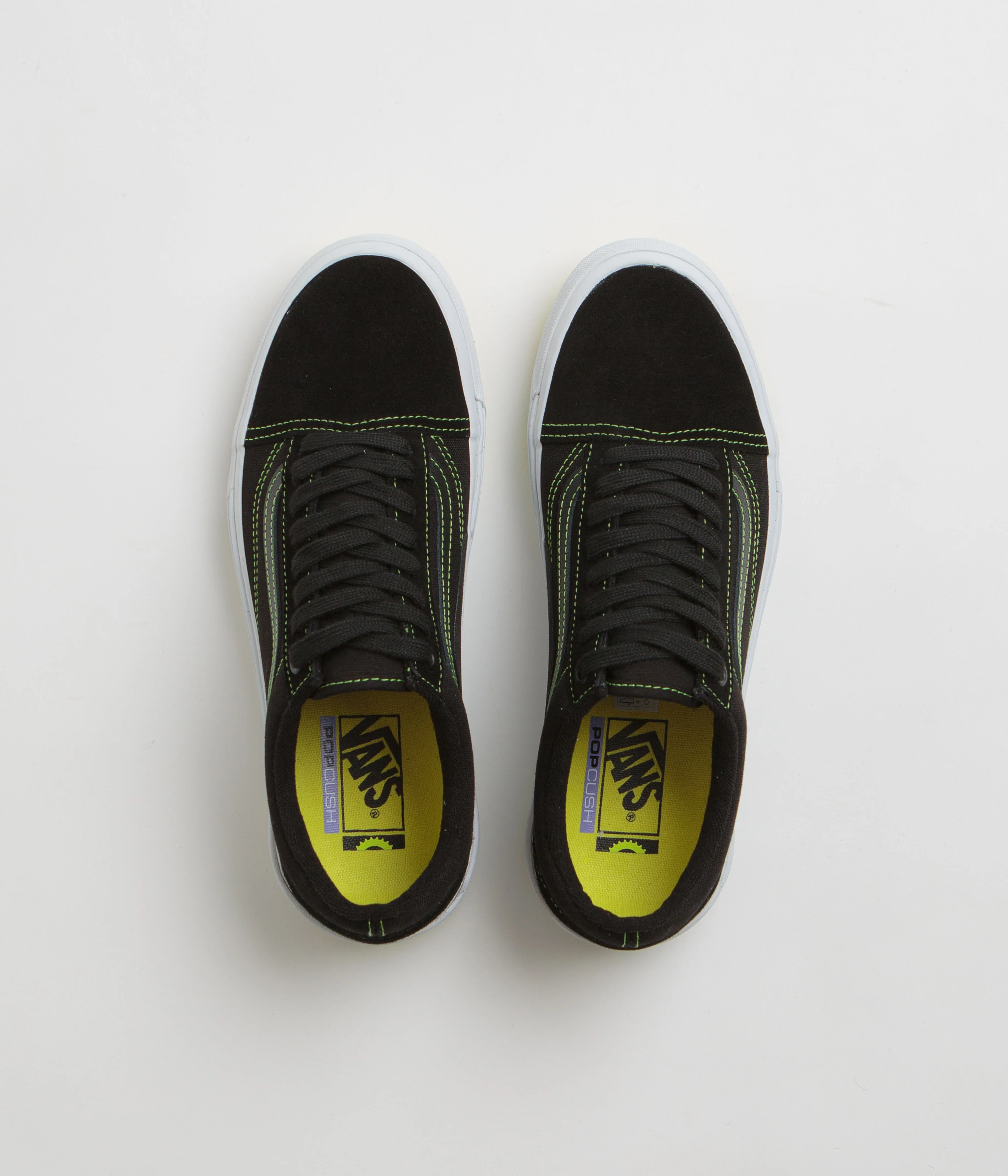 Vans BMX Old Skool Shoes - Black / Neon Yellow - Image 6